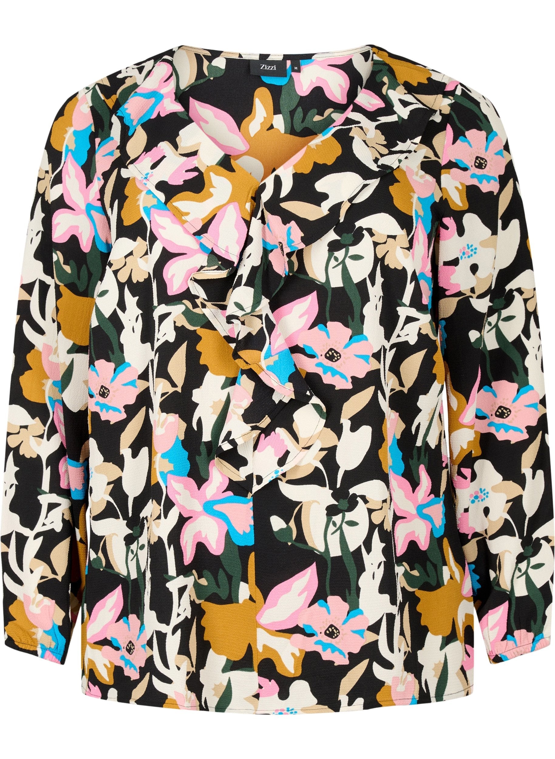 Zizzi Vanni Flower Blouse