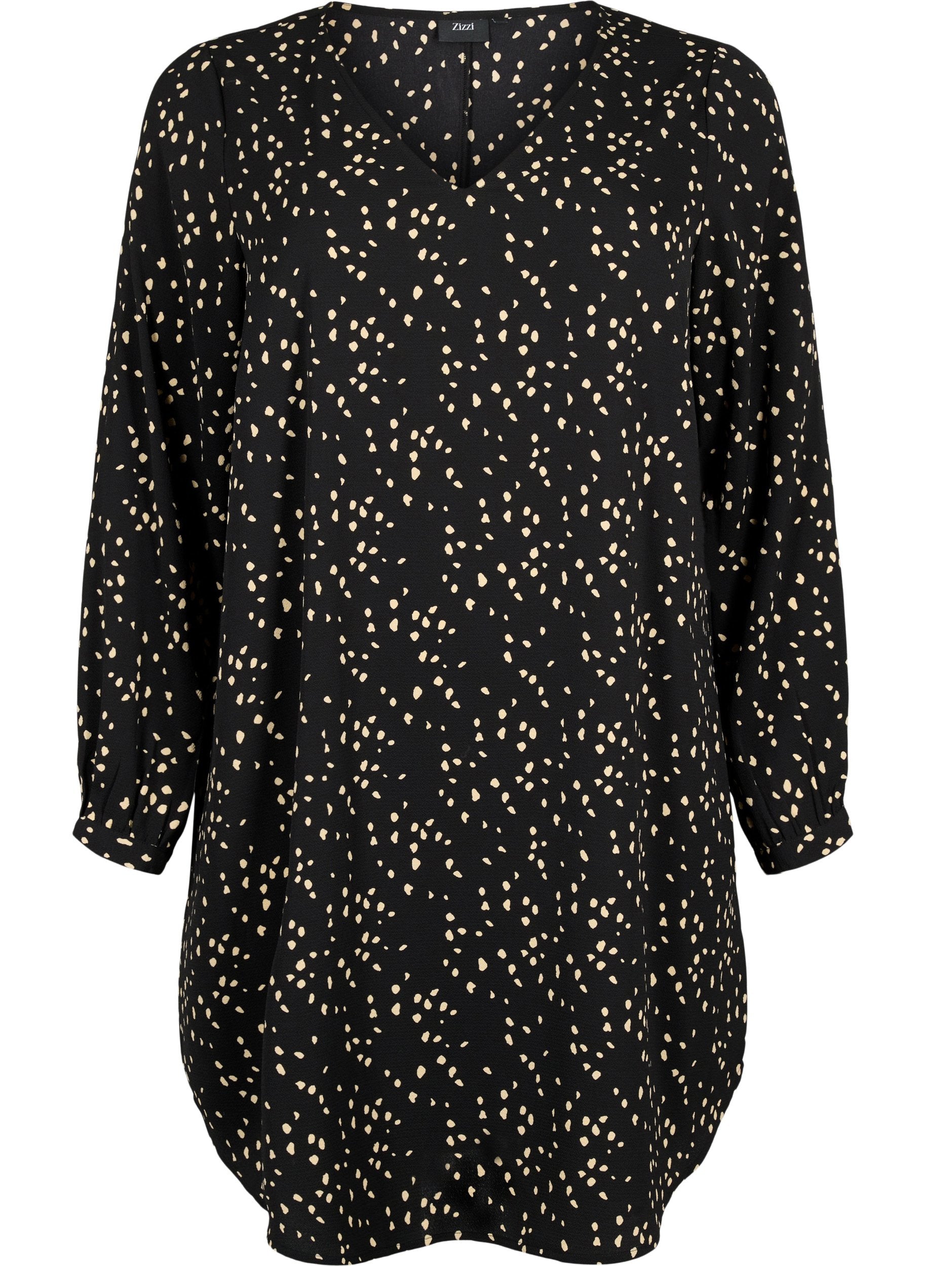 Zizzi Anni Dress in Spot Print