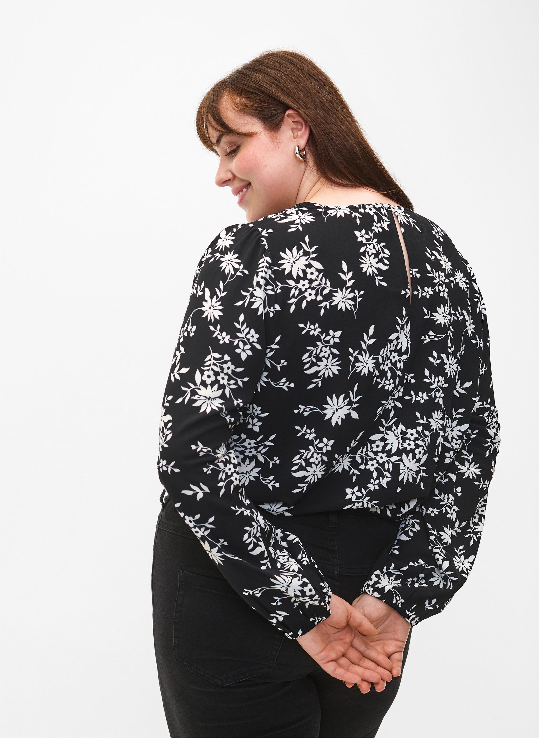 Zizzi Fikka Floral Blouse