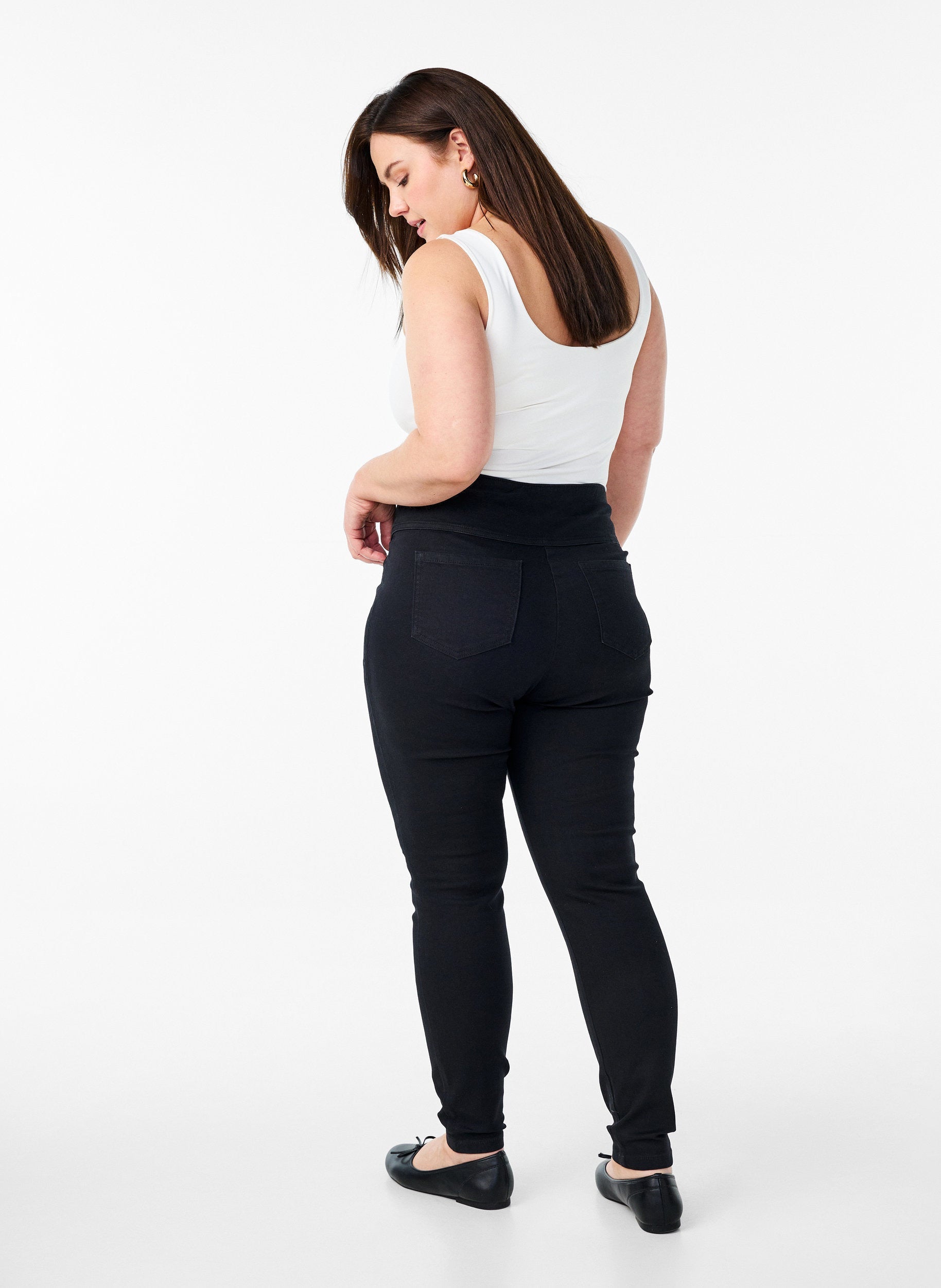 Zizzi Alma Jeggings in Black