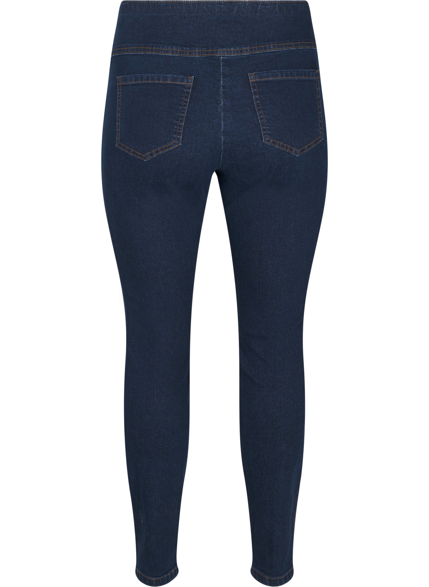 Zizzi Alma Jeggings in Dark Blue