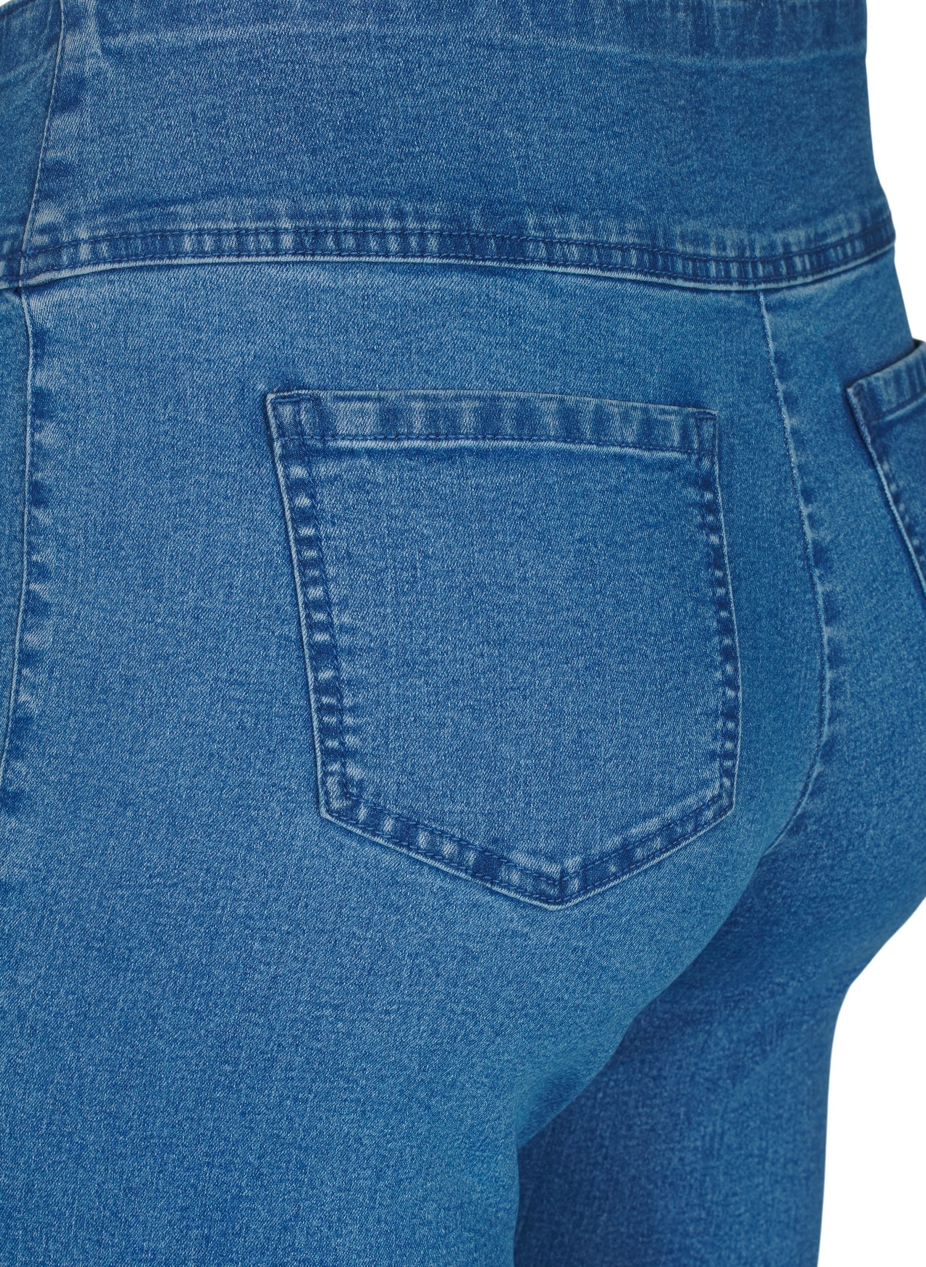 Zizzi Alma Jeggings in Light Blue
