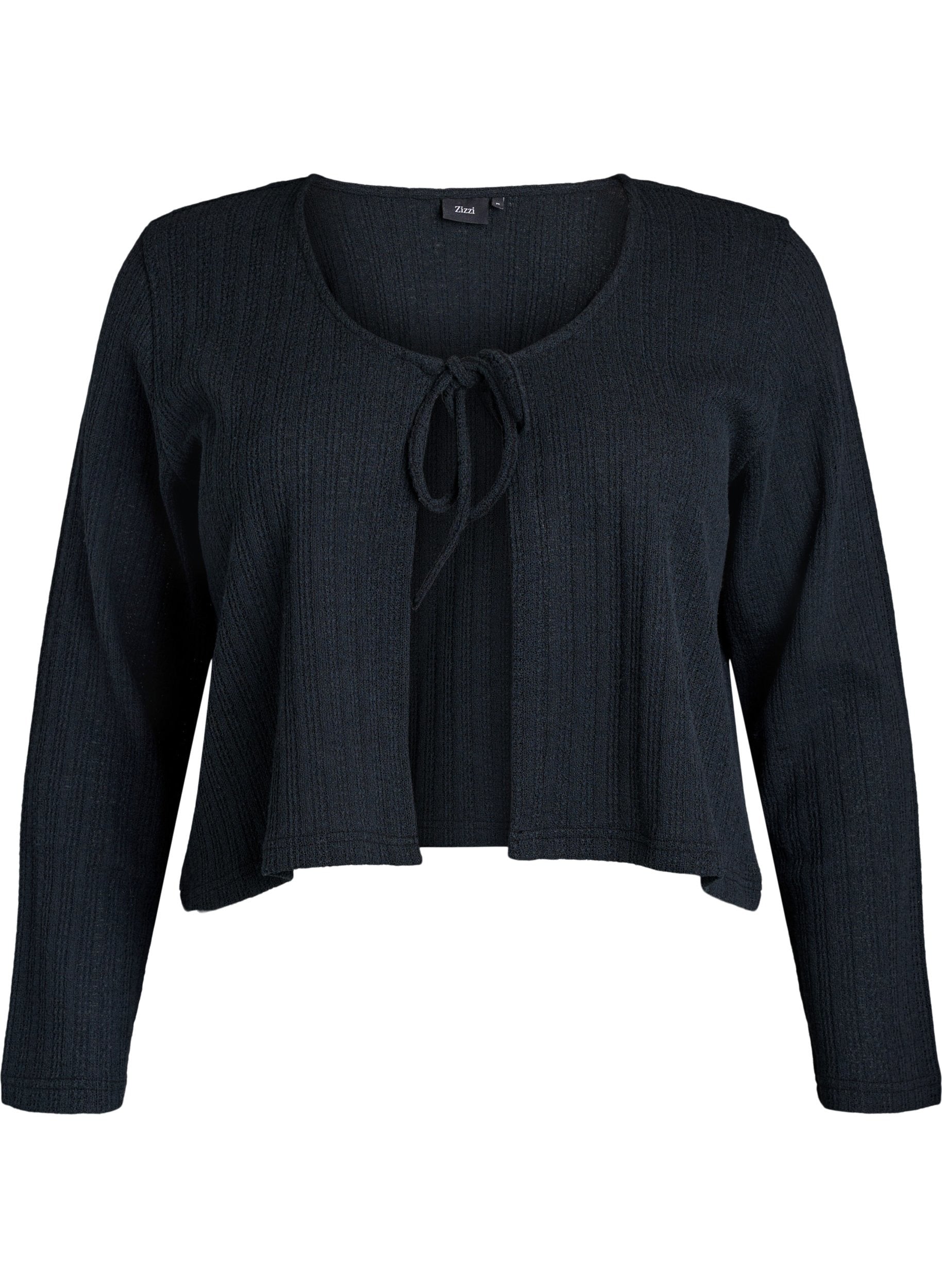 Zizzi Amirs Cardigan in Black
