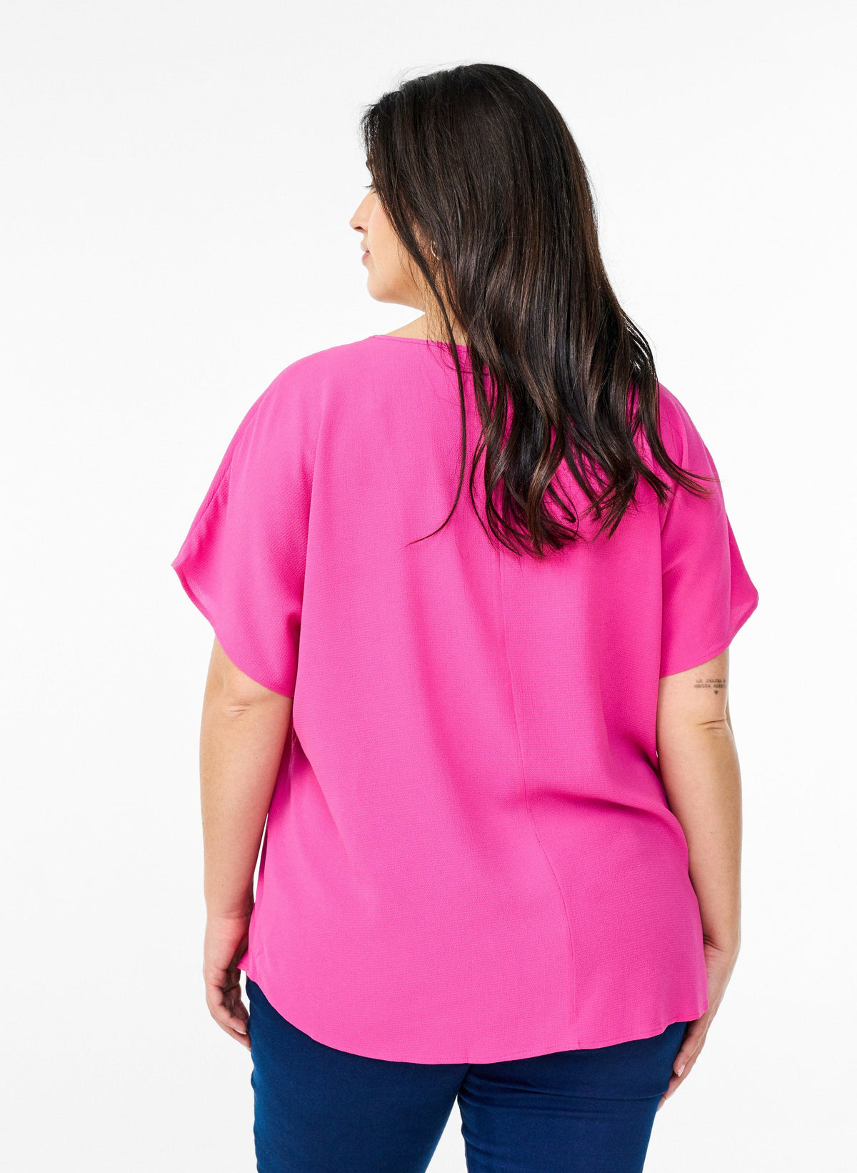 Zizzi Anni Blouse in Pink