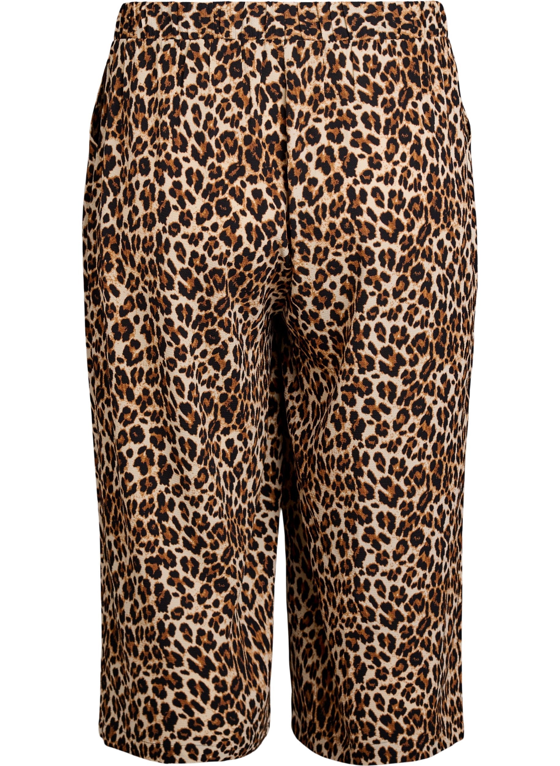 Zizzi Anni Culottes in Leopard
