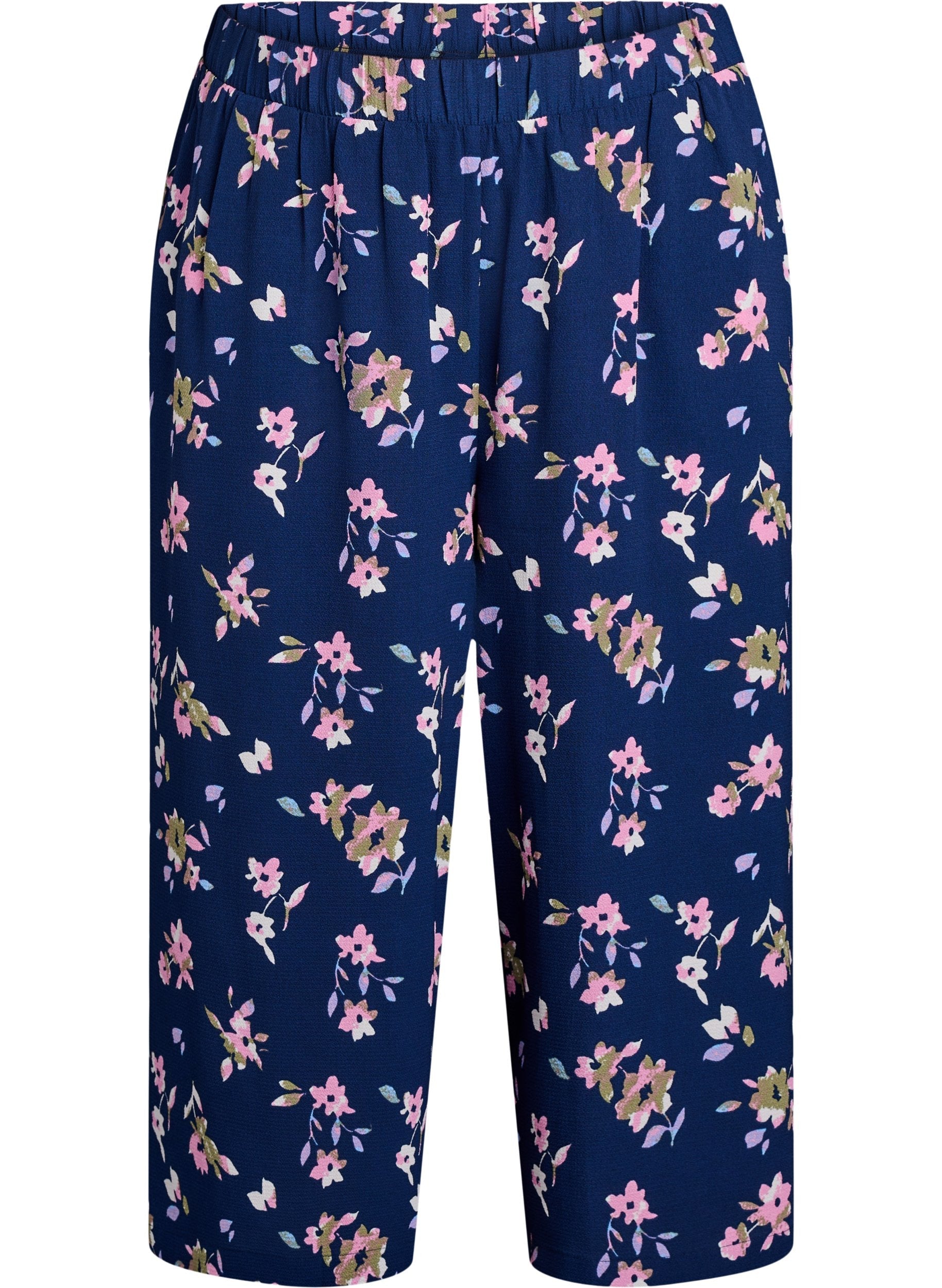 Zizzi Anni Culottes in Navy