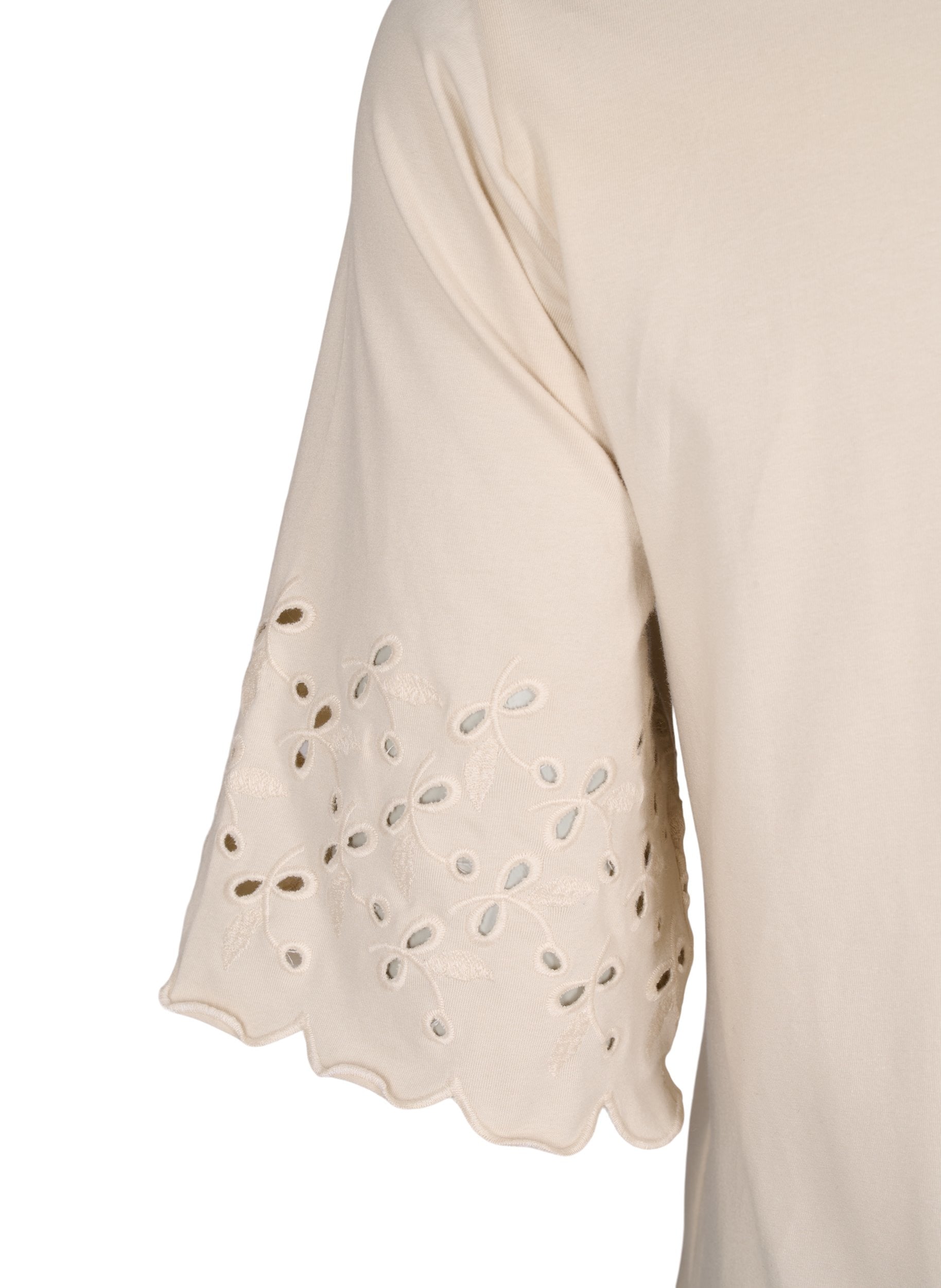 Zizzi Anni T-Shirt in Beige