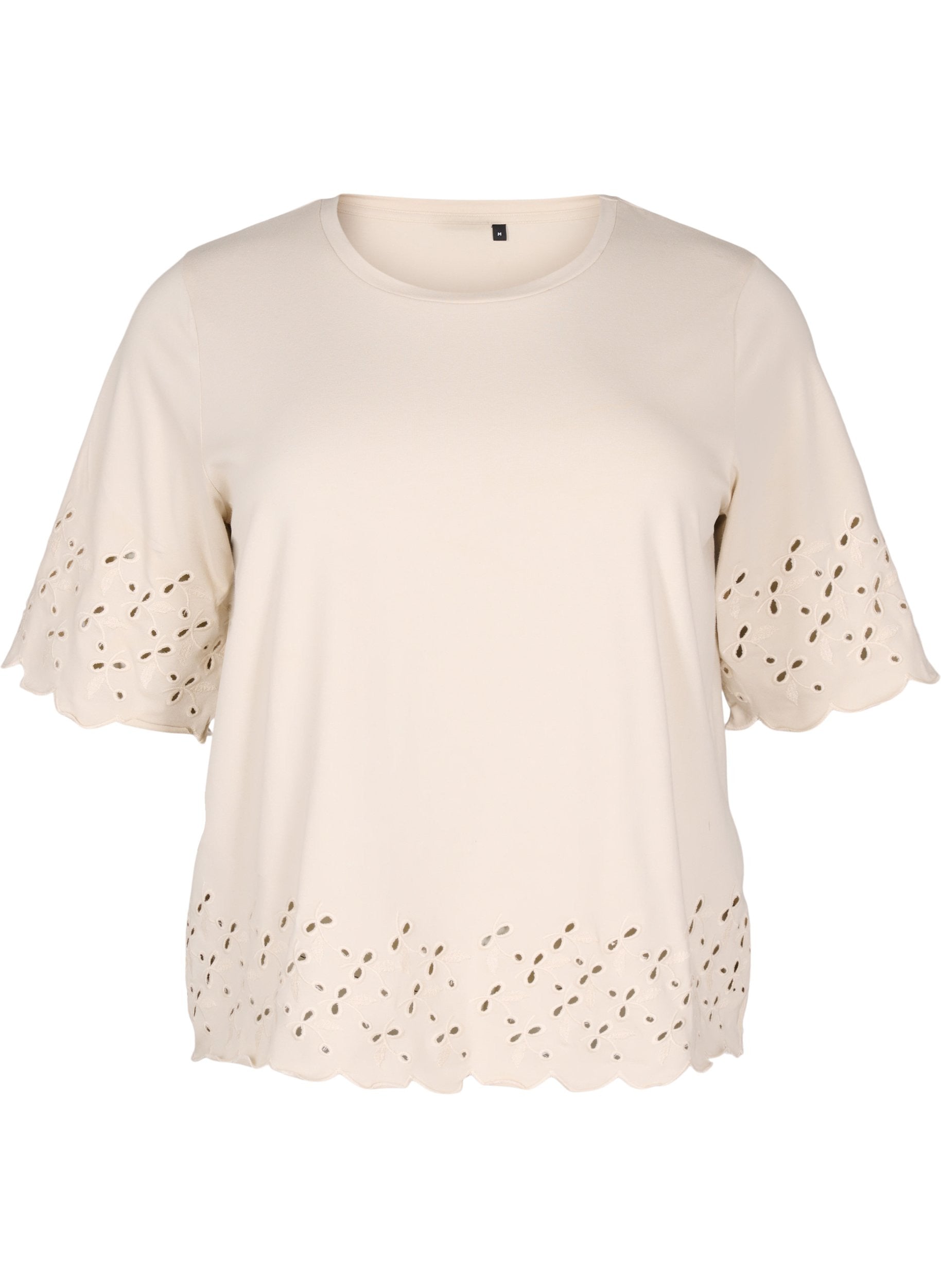 Zizzi Anni T-Shirt in Beige