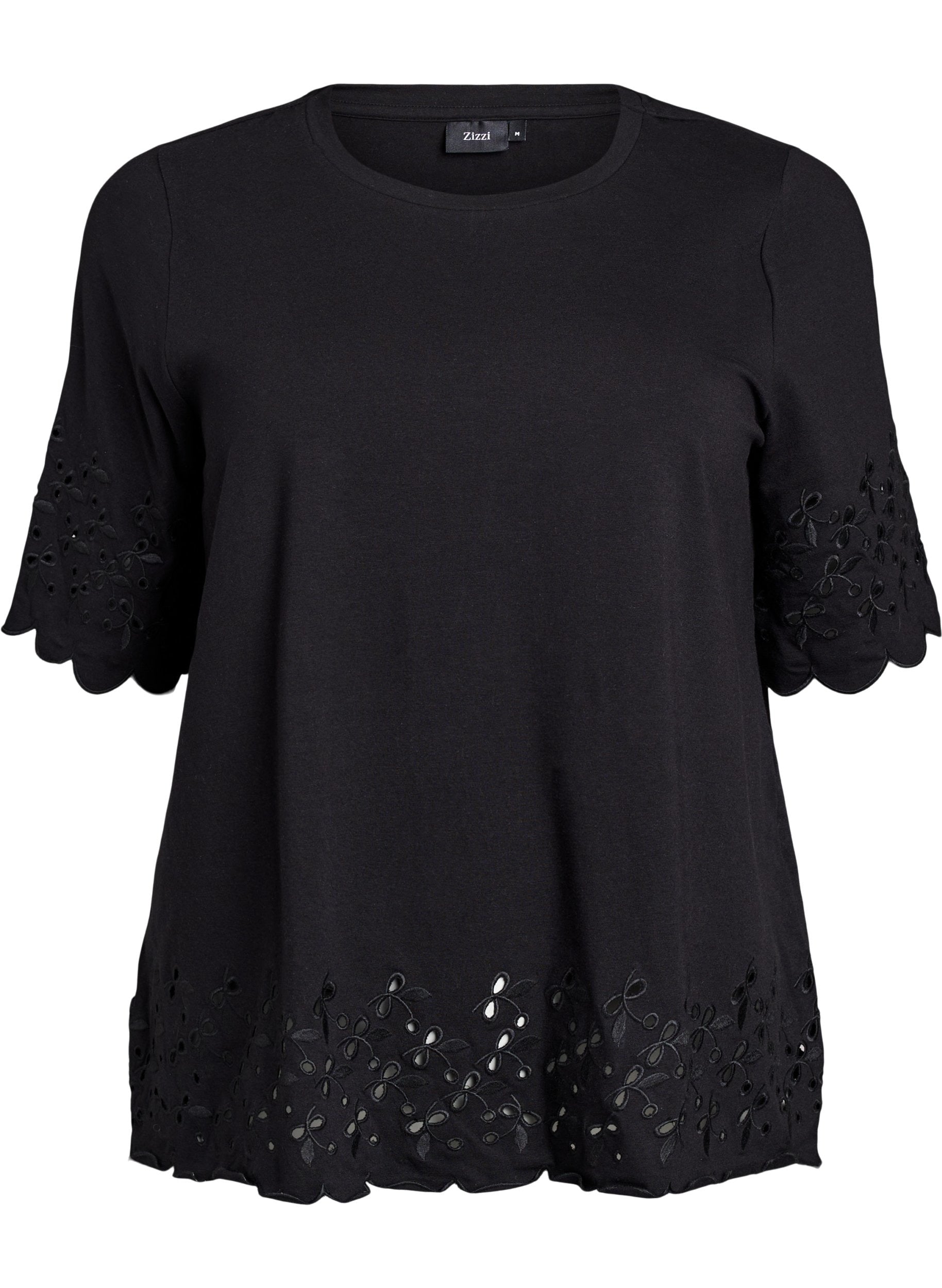 Zizzi Anni T-Shirt in Black