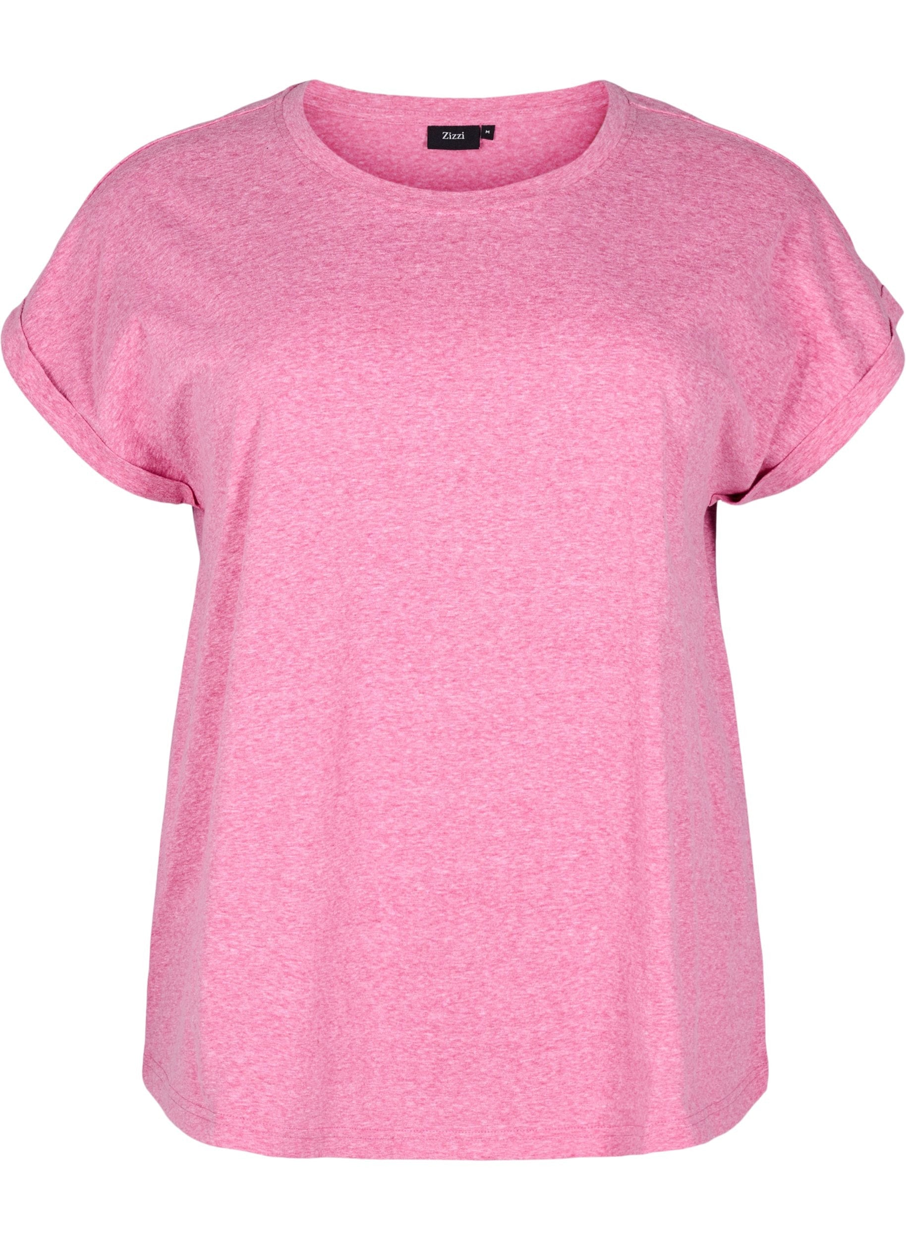 Zizzi Ava T-Shirt in Pink