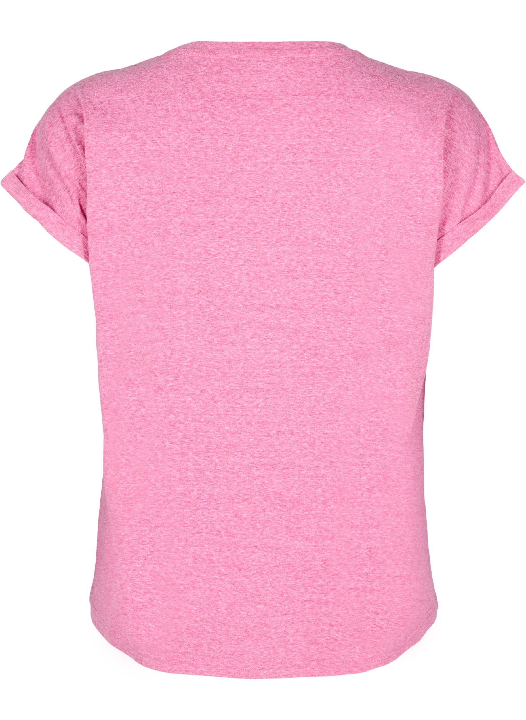 Zizzi Ava T-Shirt in Pink