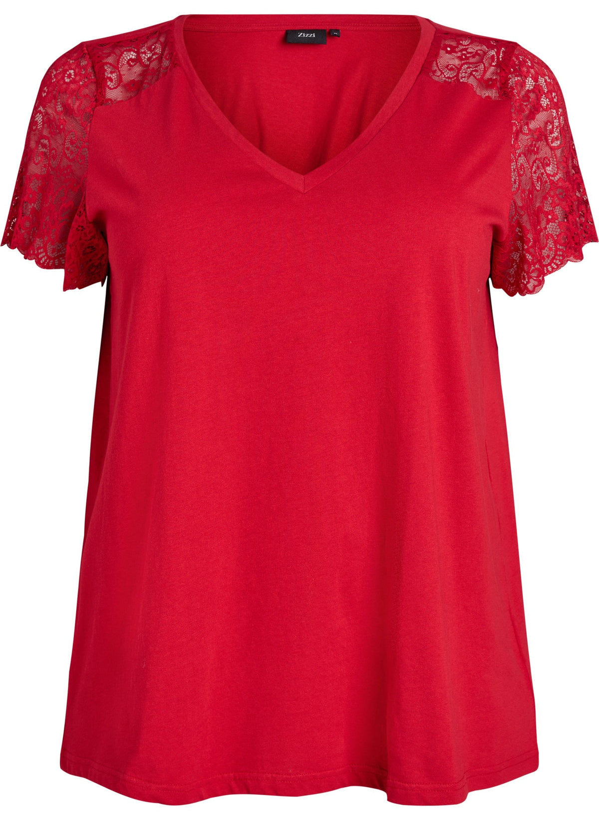 Zizzi Brynn T-Shirt in Red