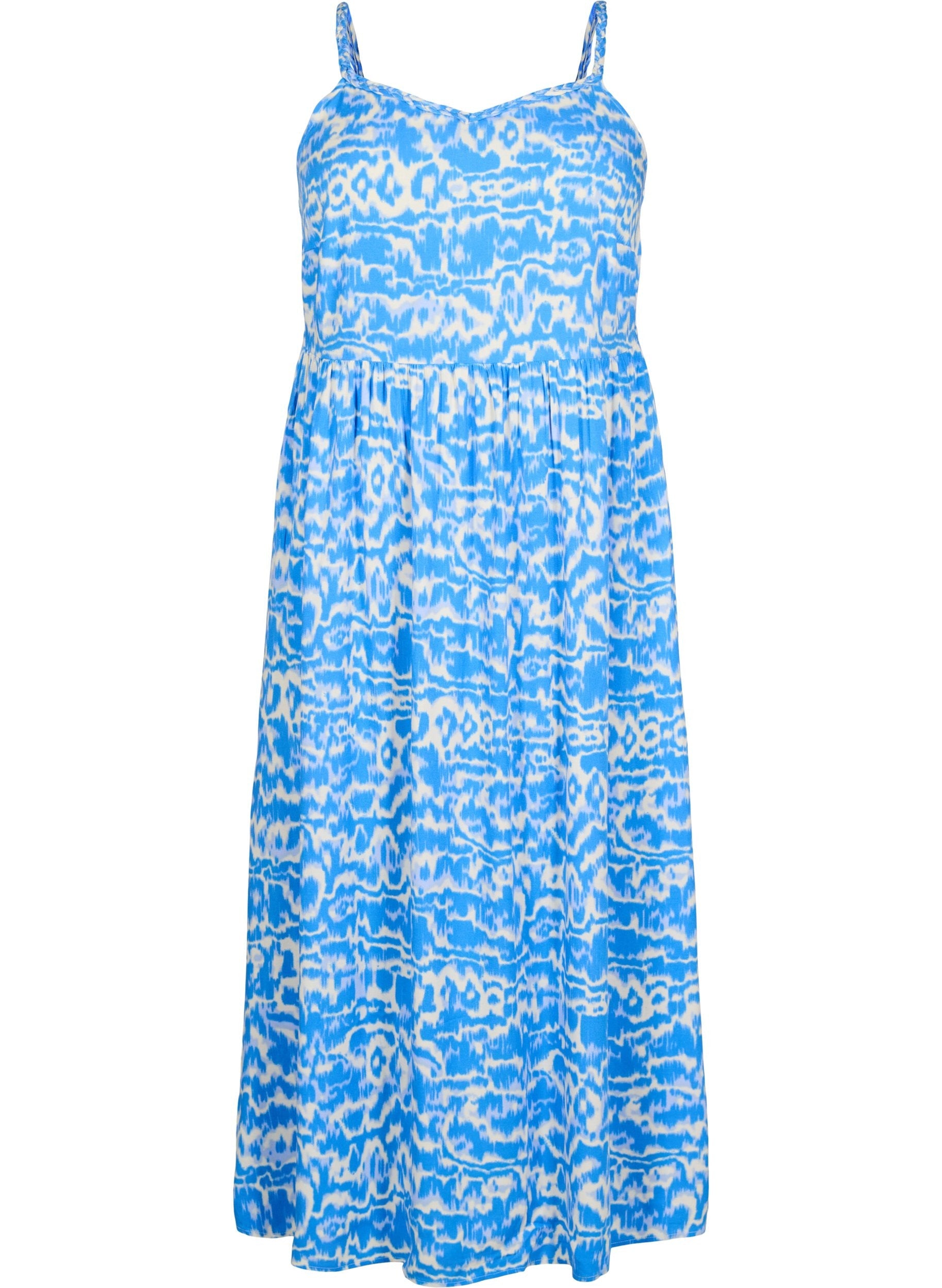 Zizzi Casa Dress in Blue