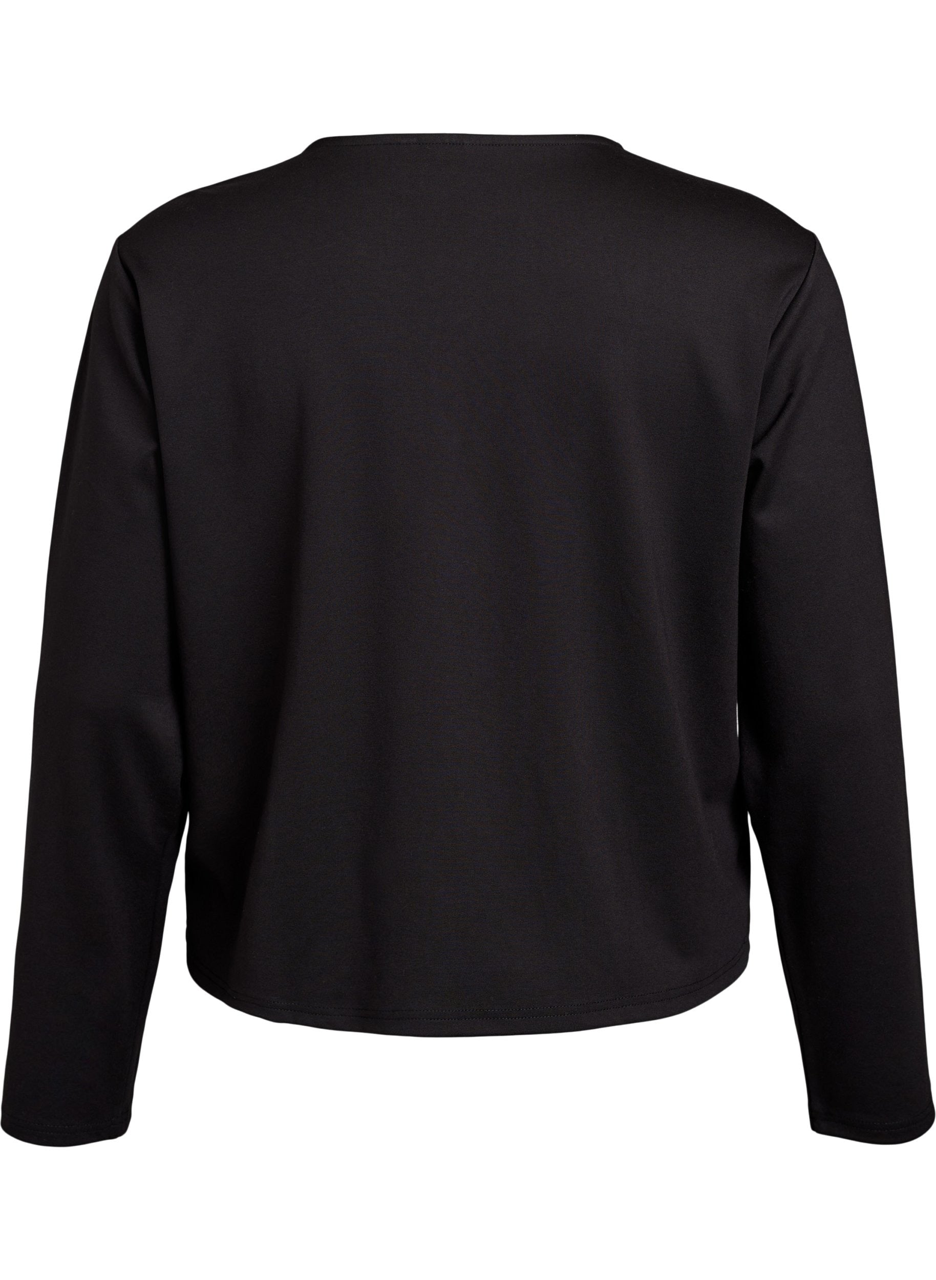 Zizzi Cerise Cardigan in Black