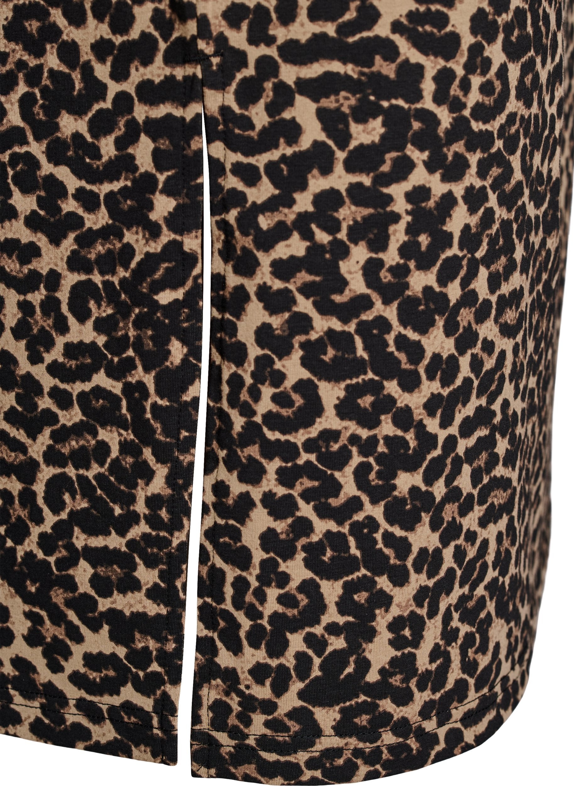 Zizzi Dorit Skirt in Leopard