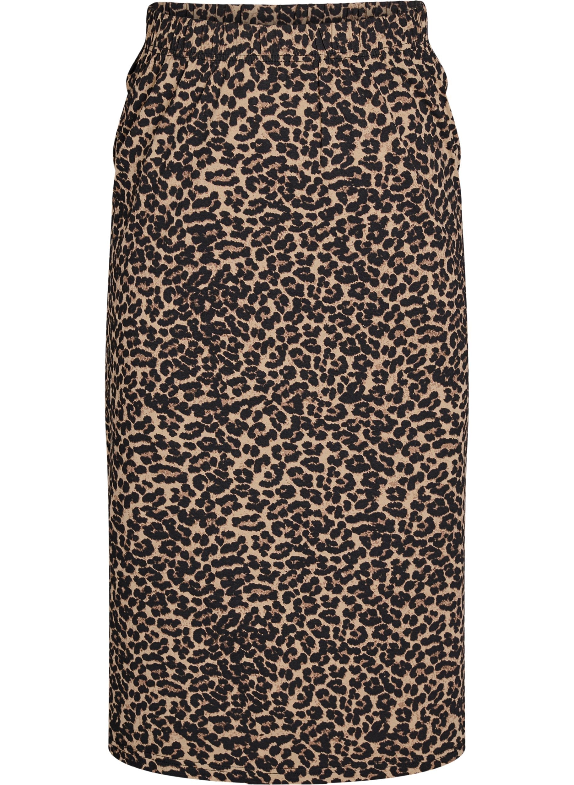 Zizzi Dorit Skirt in Leopard
