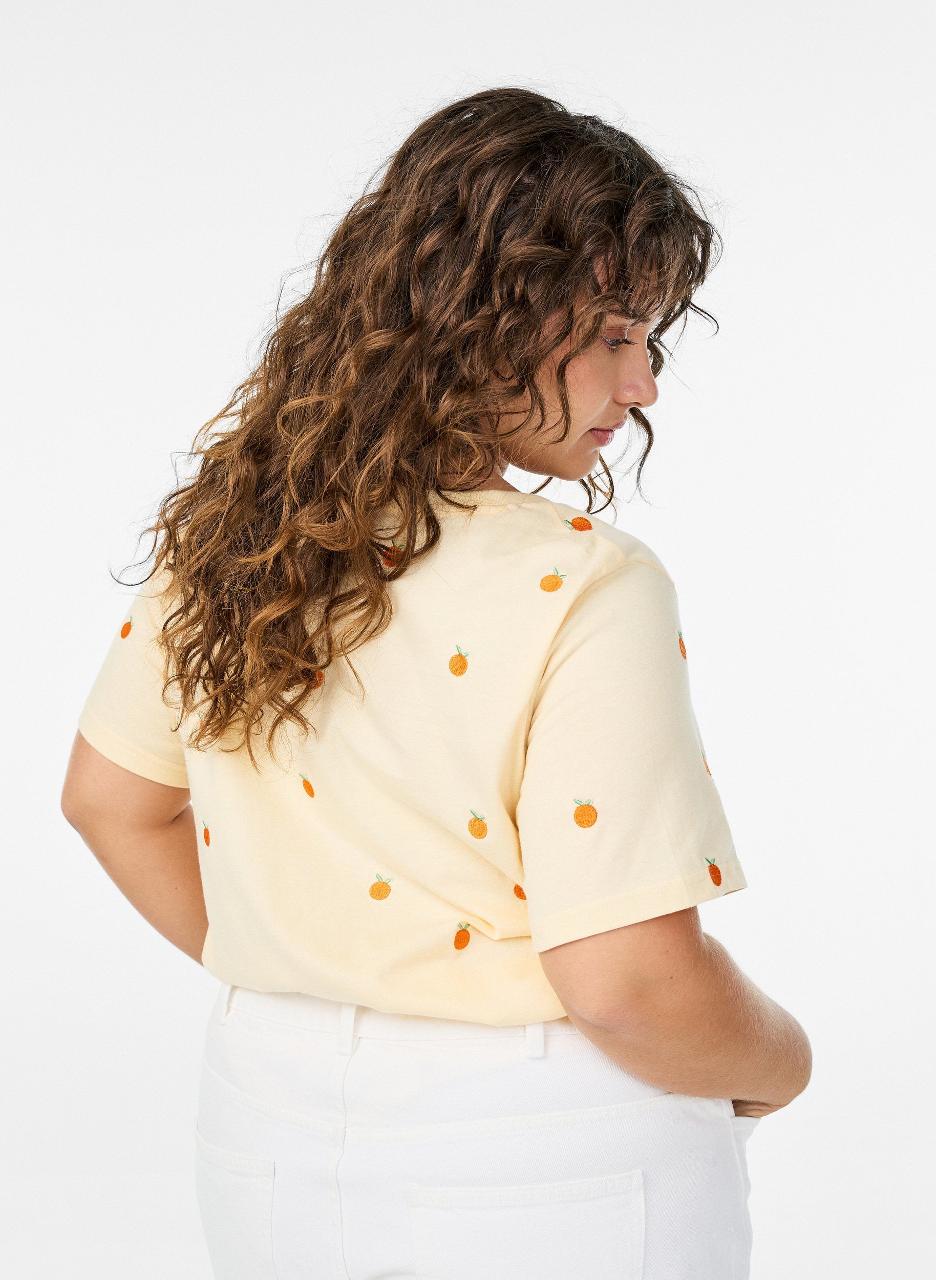 Zizzi Elin T-Shirt in Orange