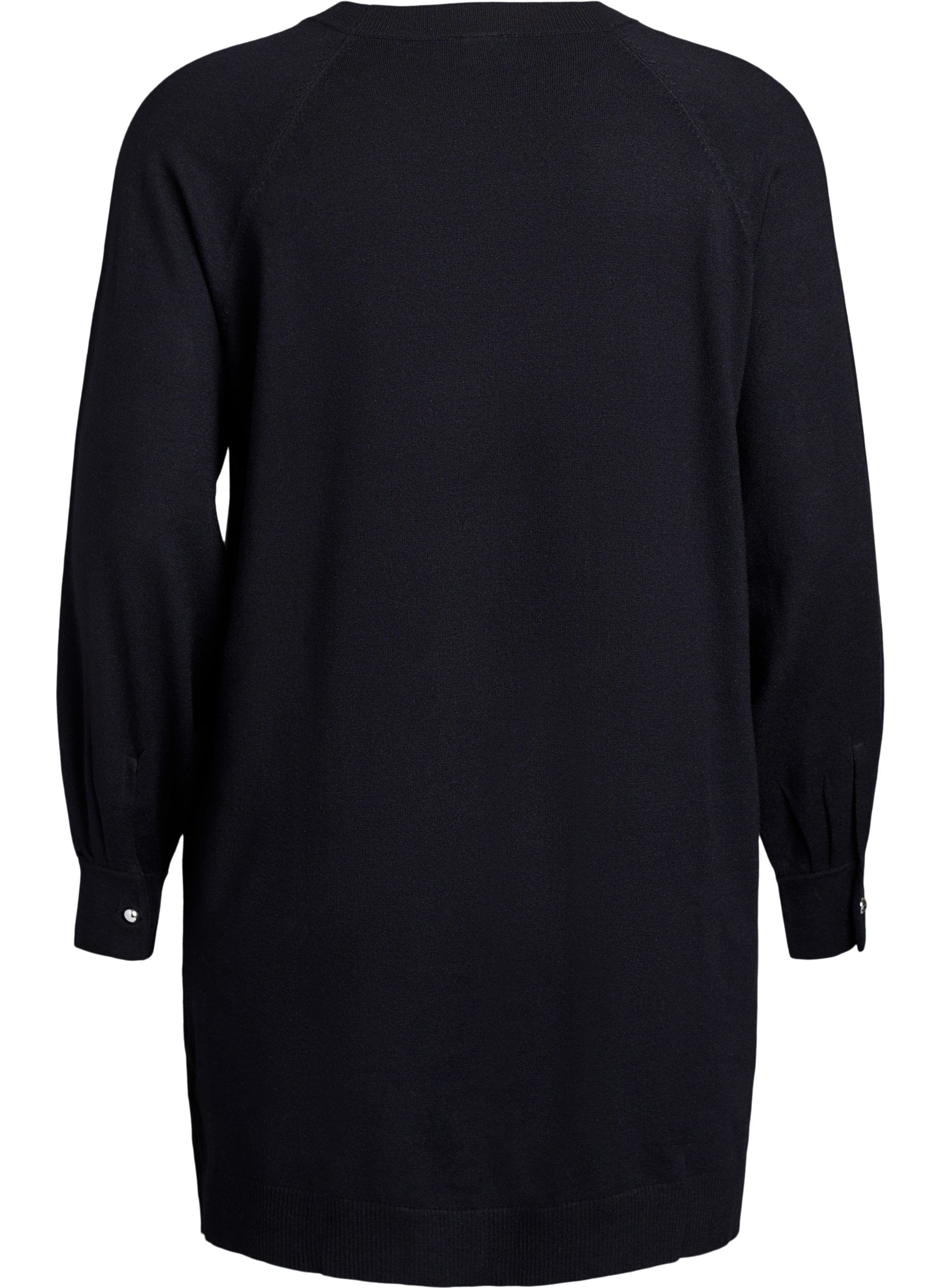 Zizzi Ella Knit Dress in Black