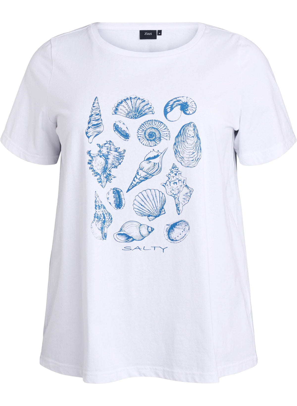 Zizzi Evelyn T-Shirt with Seashells