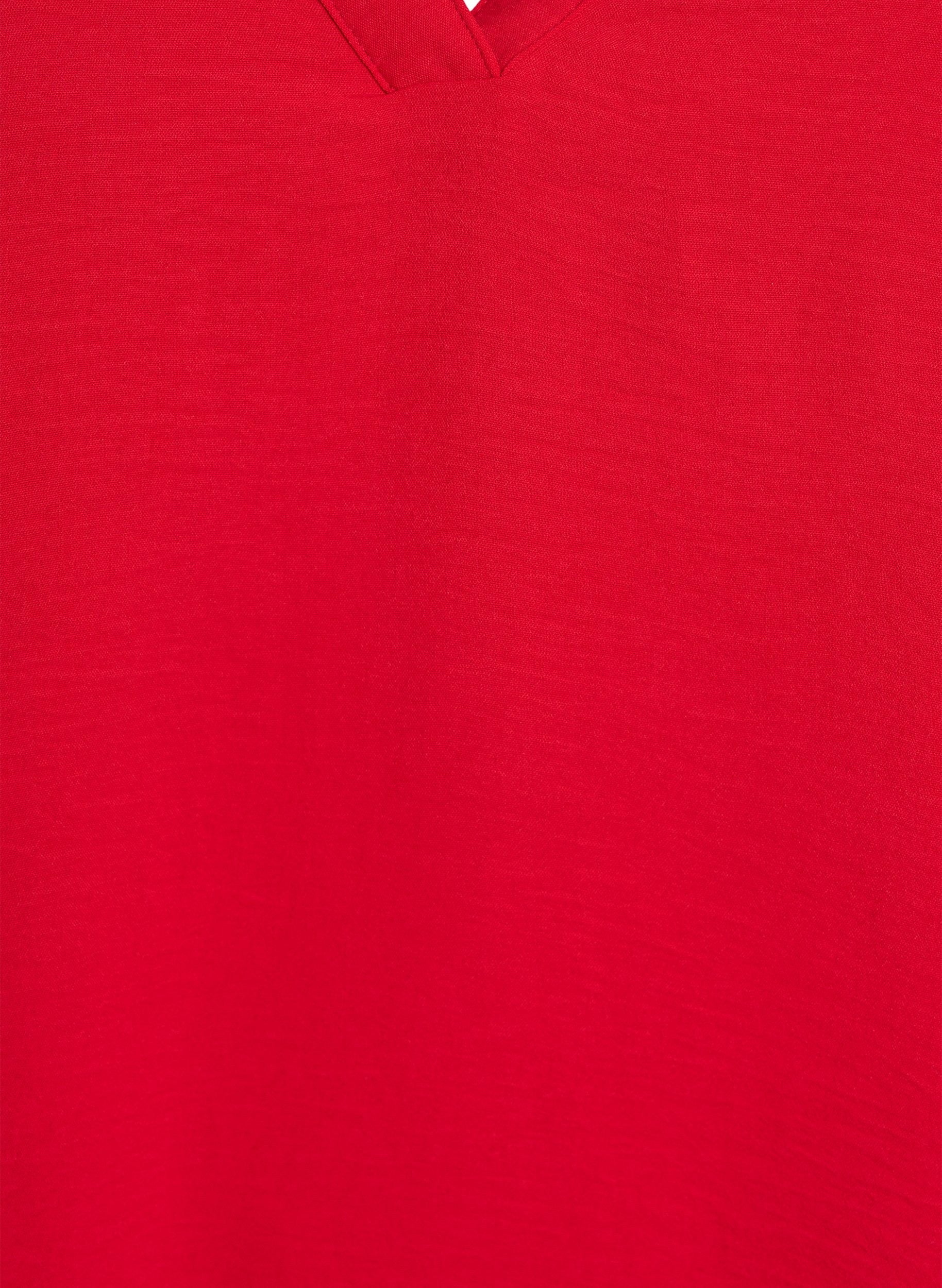 Zizzi Fikka Sleeveless Top in Red