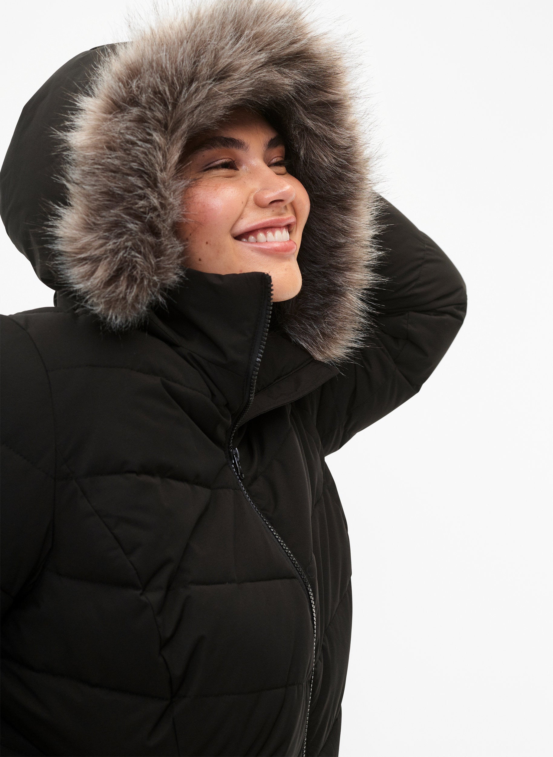 Zizzi Julia Jacket in Black