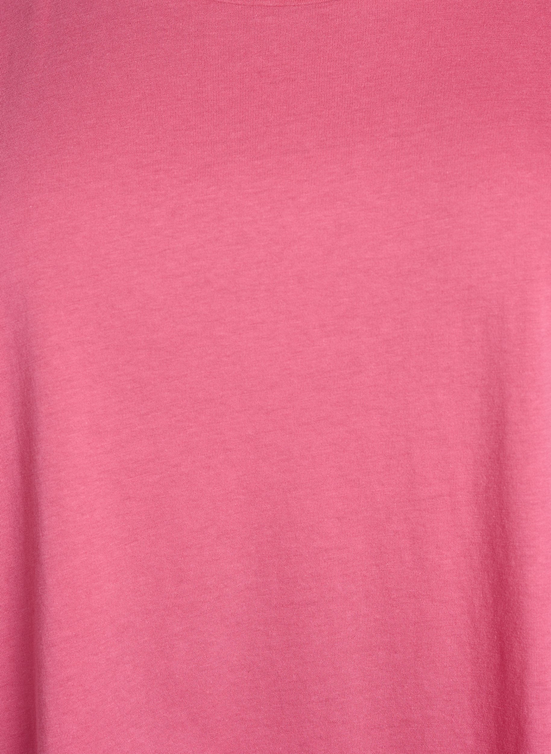 Zizzi Katja T-Shirt in Bubblegum Pink