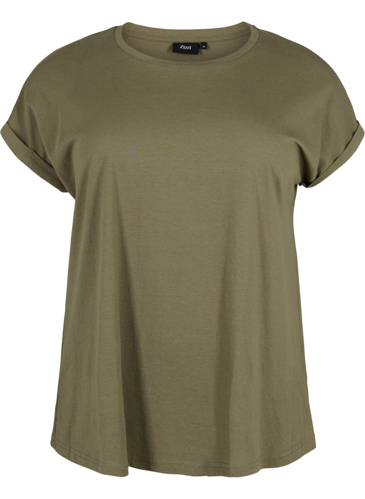 Zizzi Katja T-Shirt in Khaki