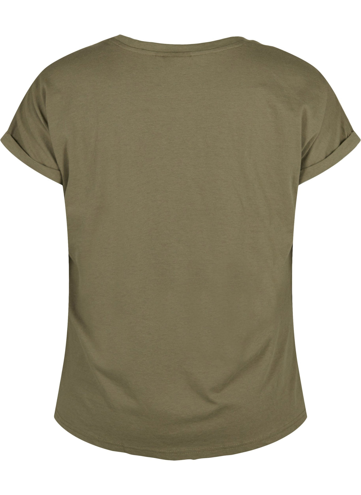 Zizzi Katja T-Shirt in Khaki