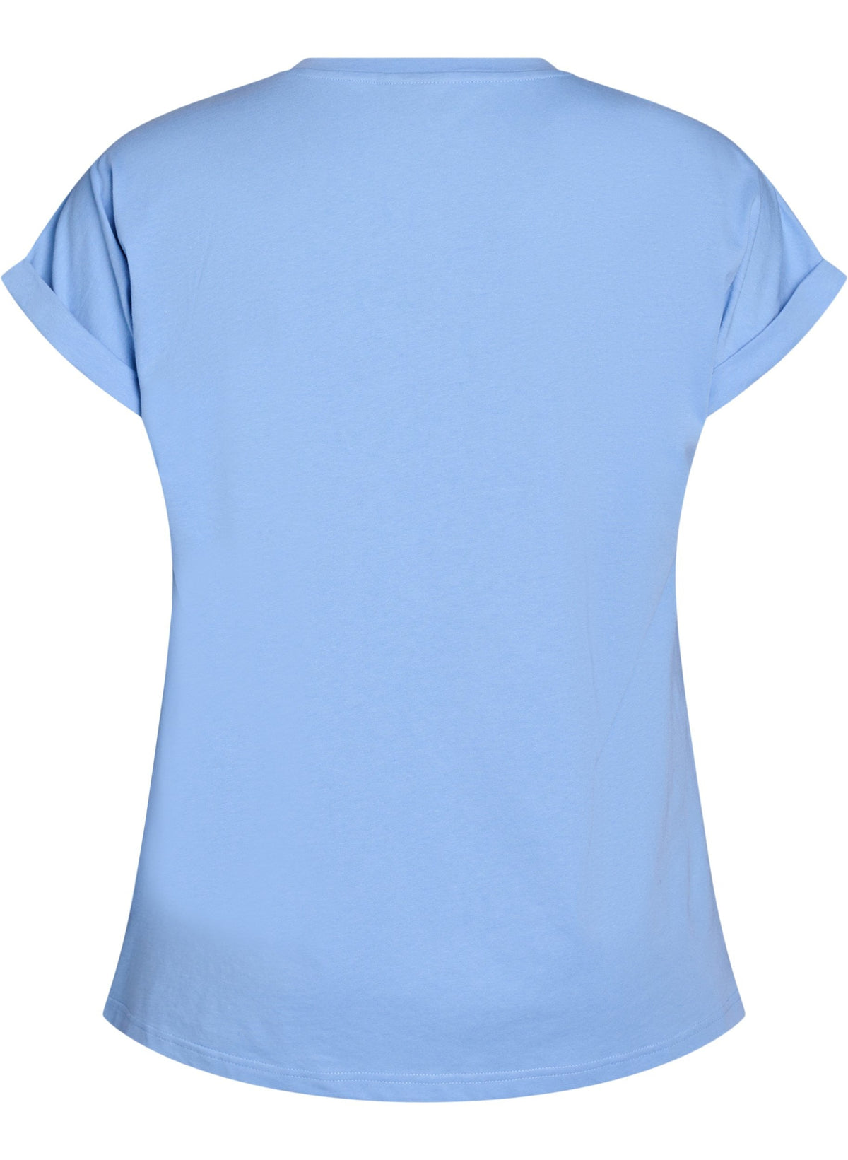 Zizzi Katja T-Shirt in Light Blue
