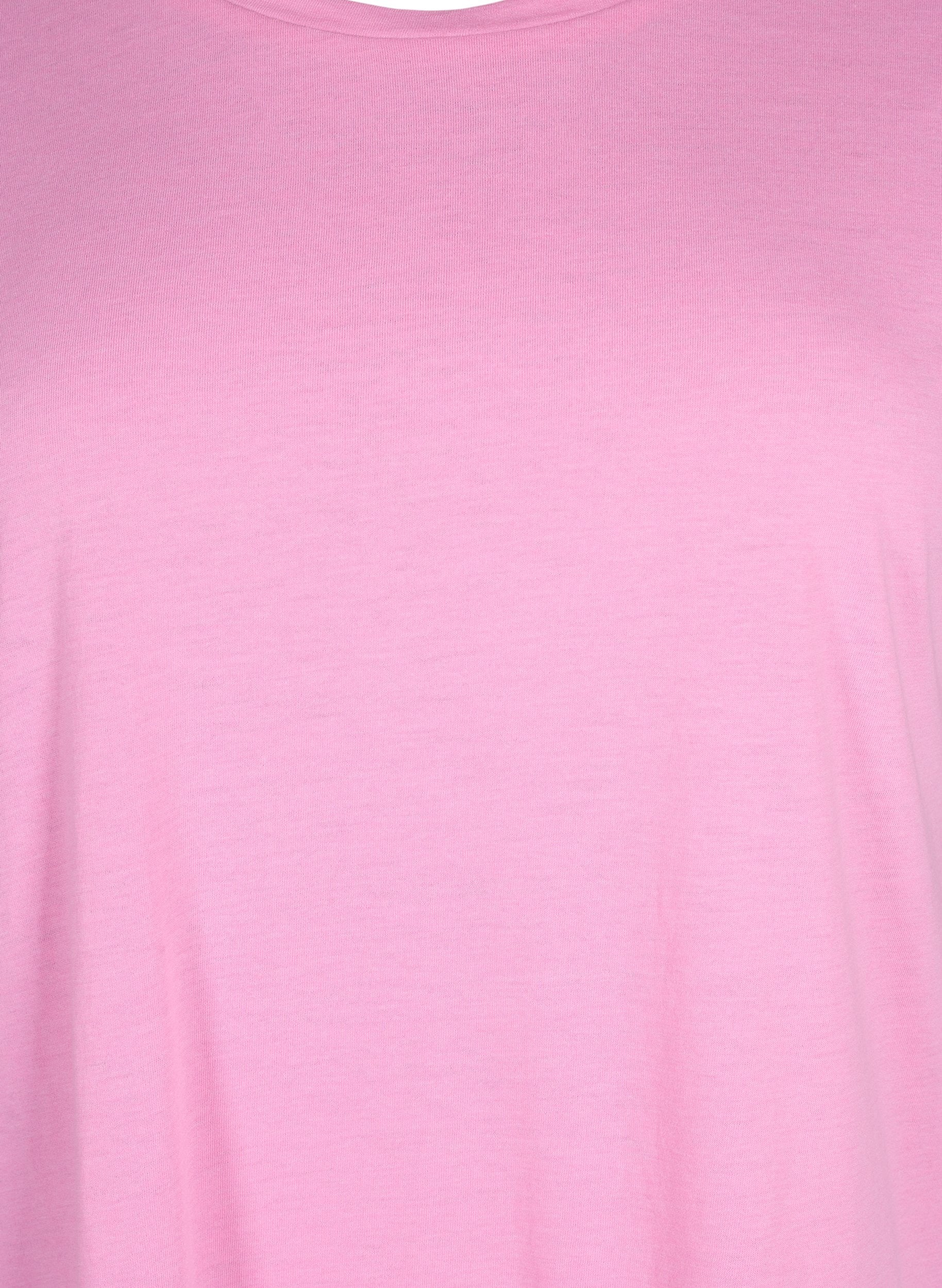Zizzi Katja T-Shirt in Rosebloom