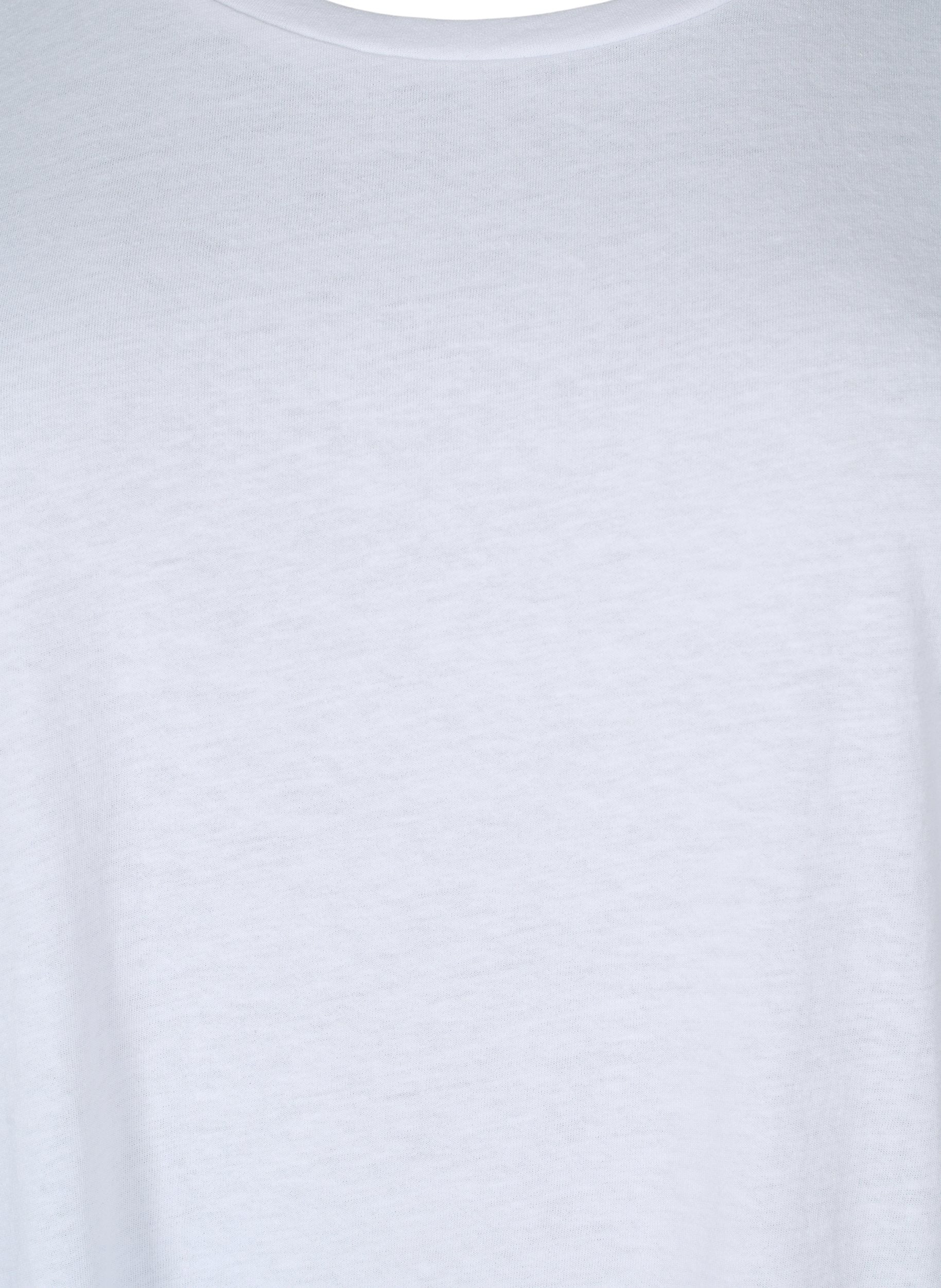 Zizzi Katja T-Shirt in White