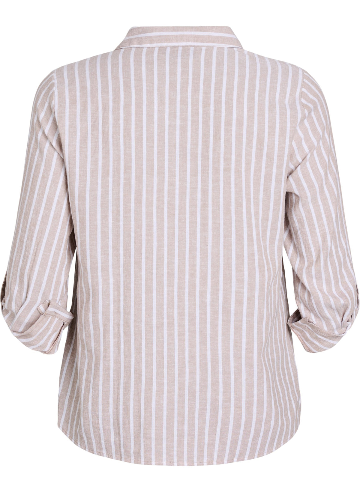 Zizzi Lina Shirt in Taupe