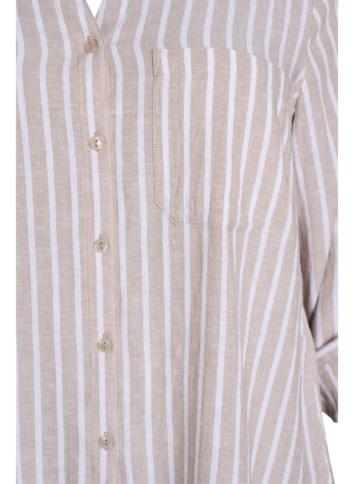 Zizzi Lina Shirt in Taupe