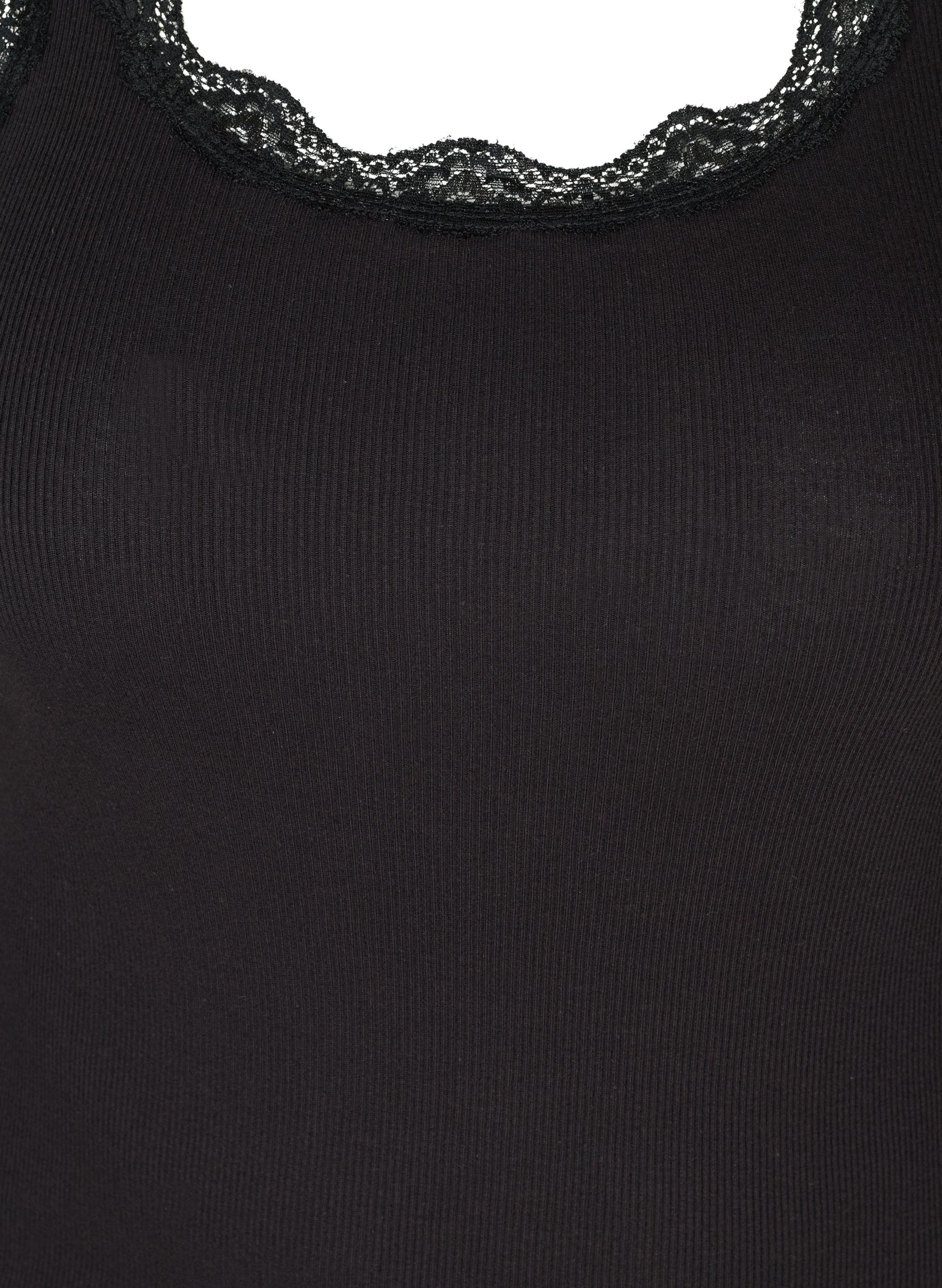 Zizzi Liv Vest in Black