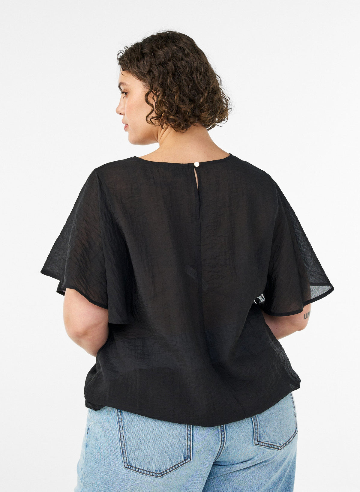 Zizzi Nora Blouse in Black 