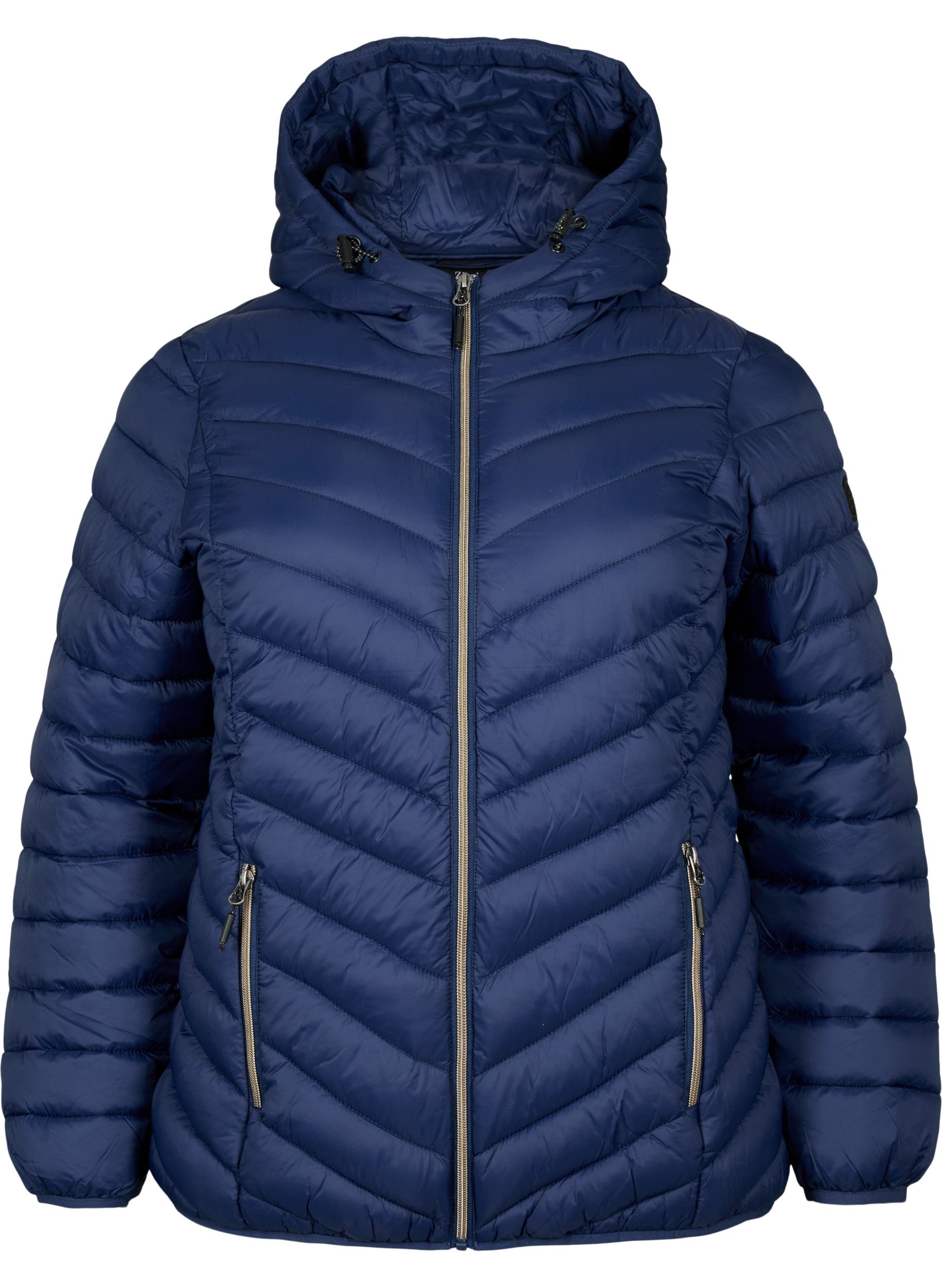 Zizzi Sally Lightweight Jacket in Navy