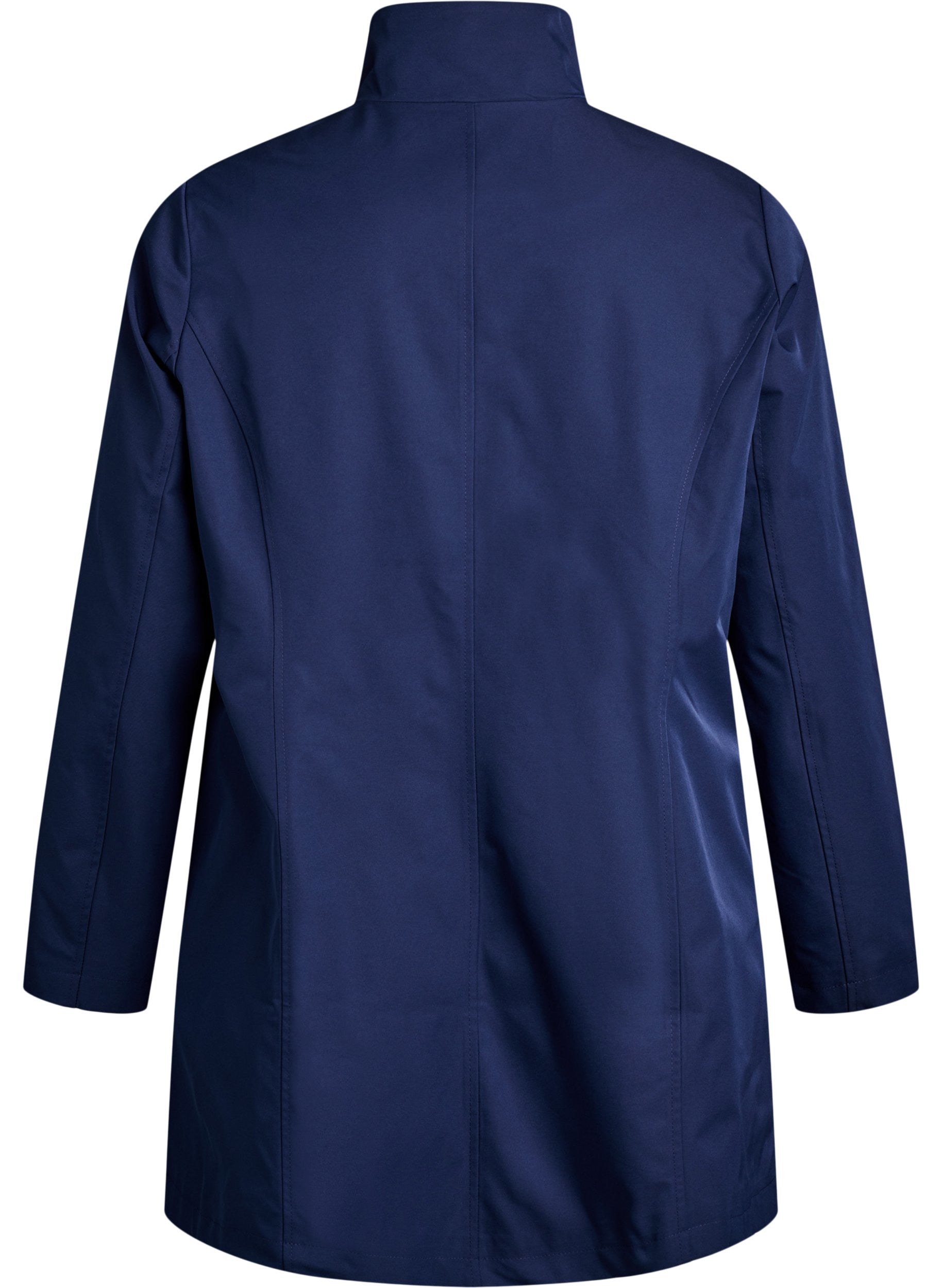Zizzi Shelby Coat in Navy