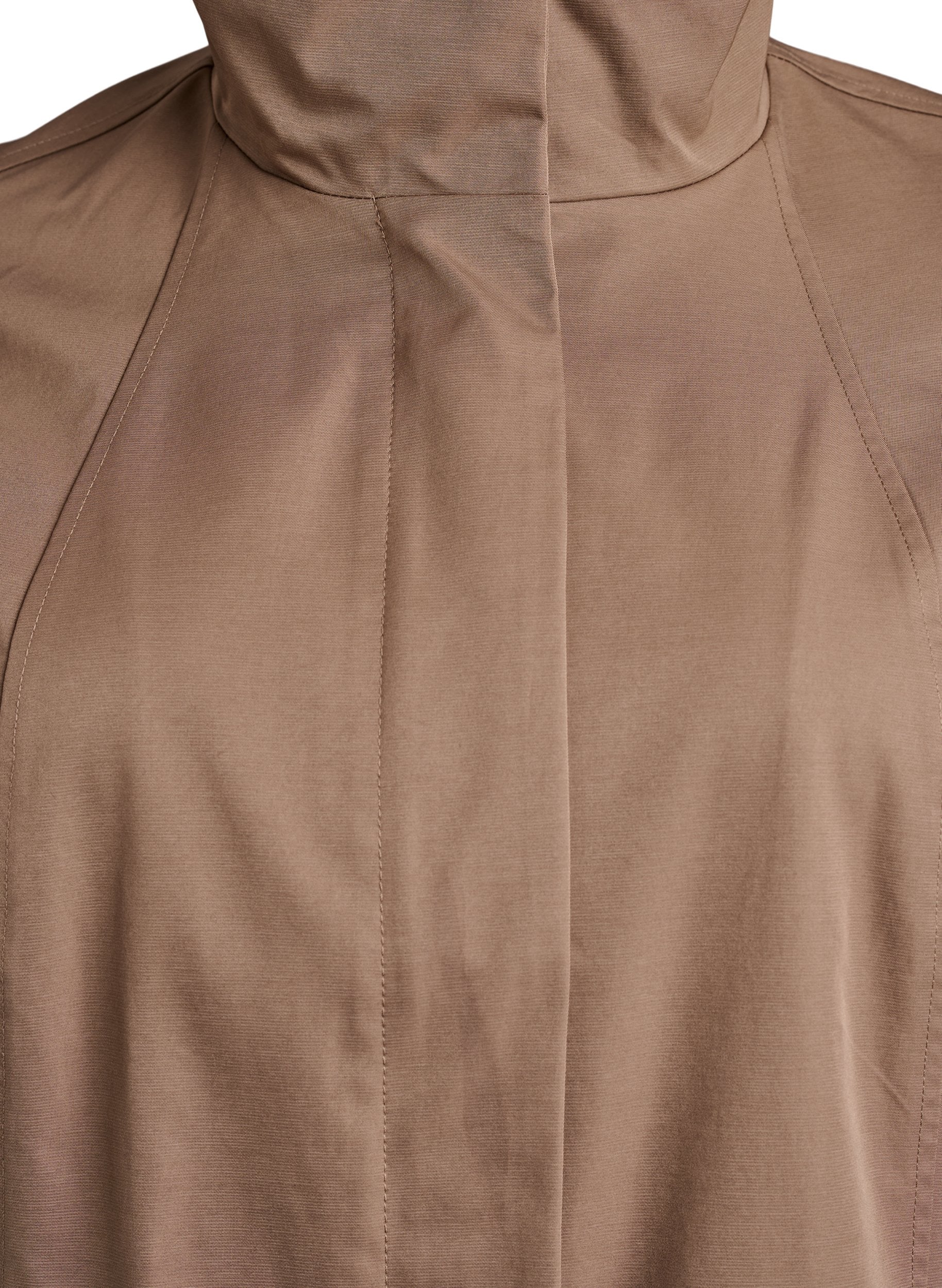 Zizzi Shelby Coat in Taupe
