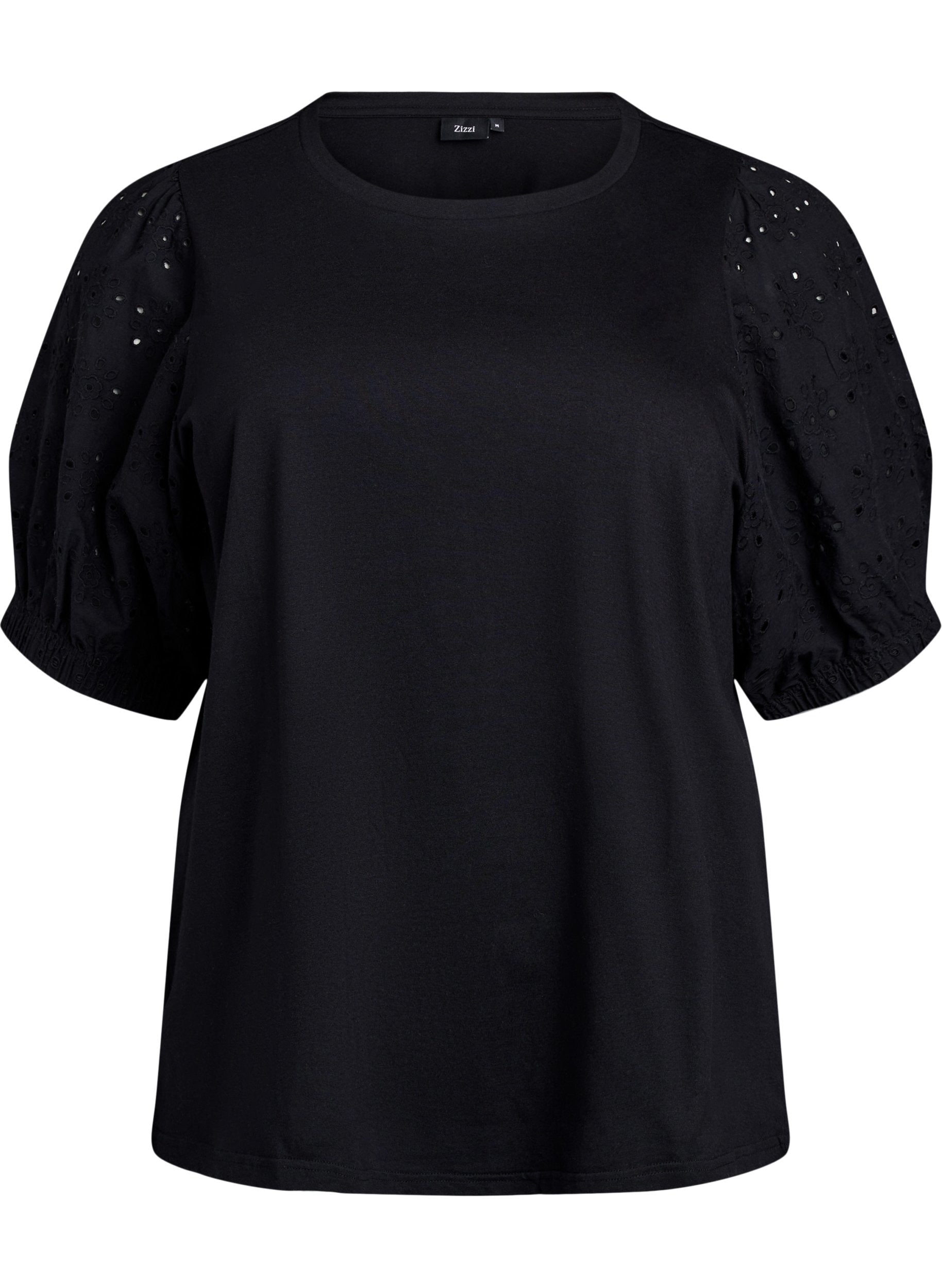 Zizzi Sofia T-Shirt in Black