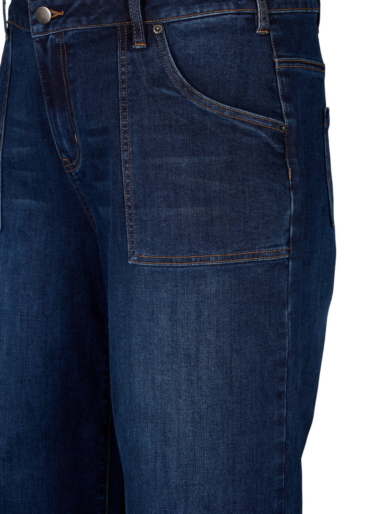 Zizzi Sunia Wide Leg Cropped Jeans