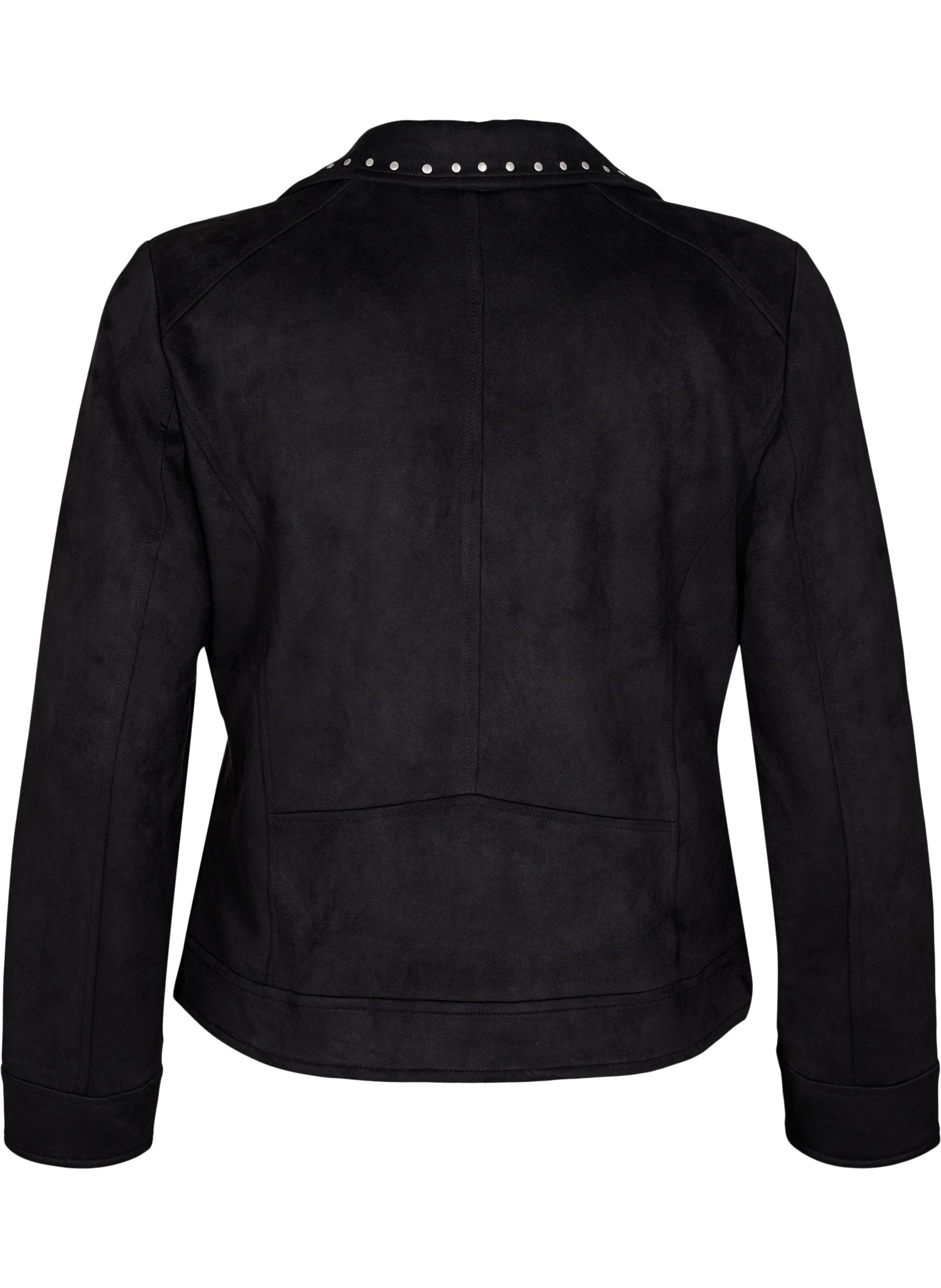 Zizzi Sussie Biker Jacket in Black