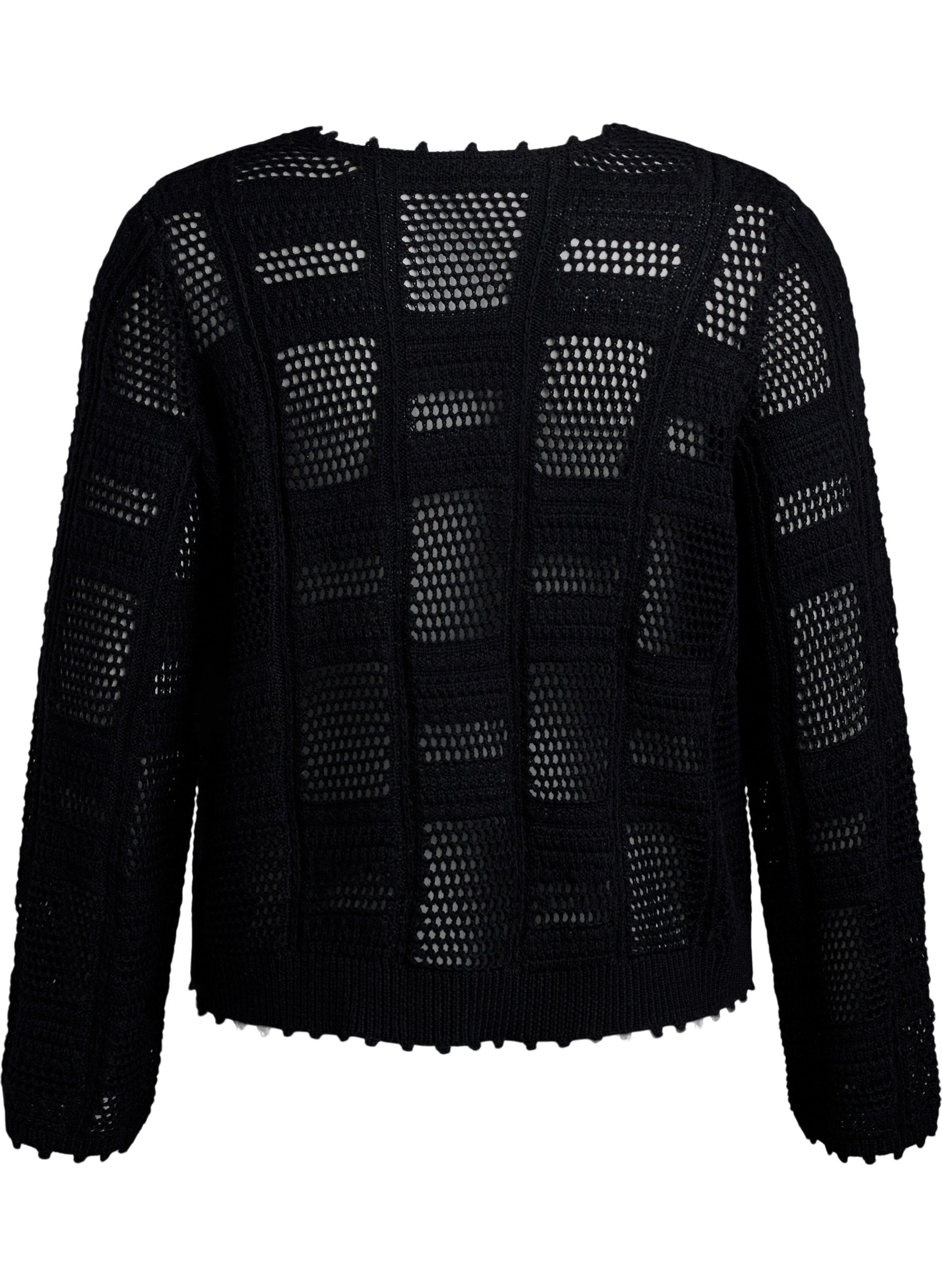 Zizzi Viola Cardi in Black