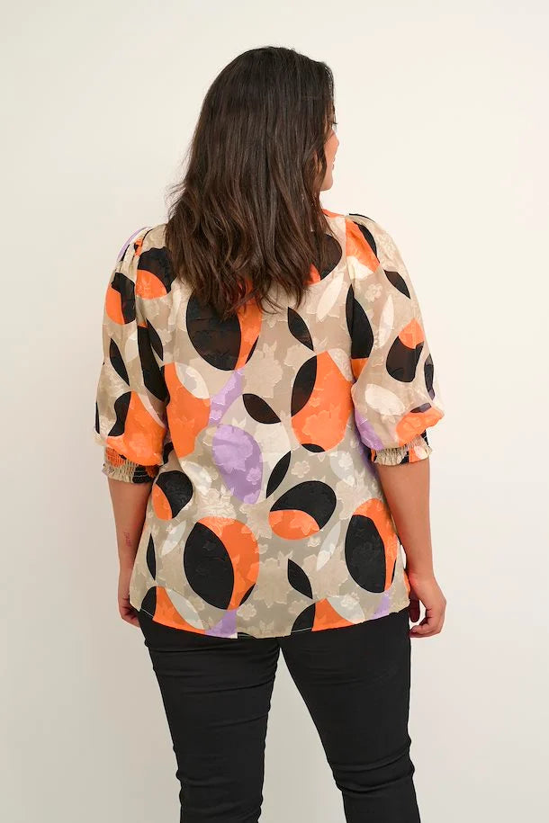 Kaffe Curve Akky Blouse - Wardrobe Plus