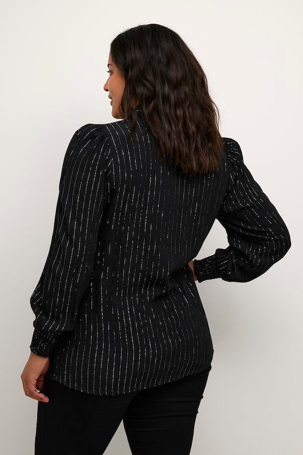 Kaffe Curve Lurex Stripe Shirt