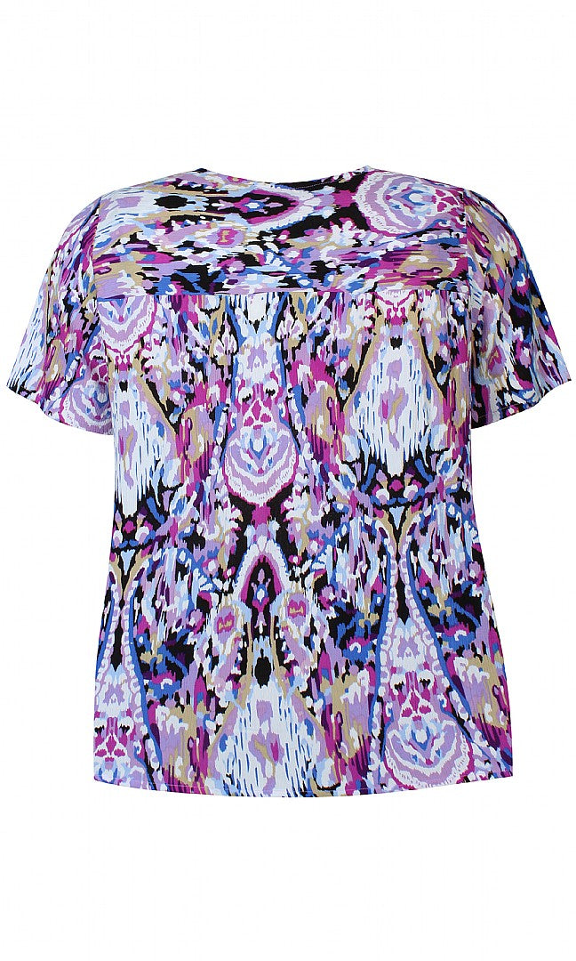 Zhenzi Kimber Printed Blouse