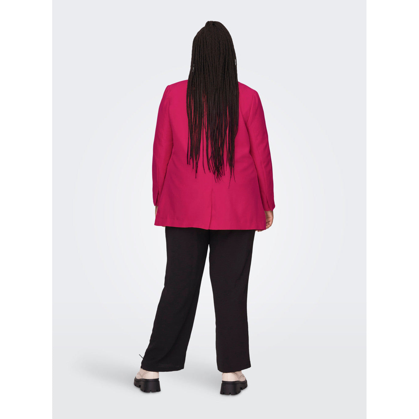 Only Carmakoma Blazer in Pink - Wardrobe Plus