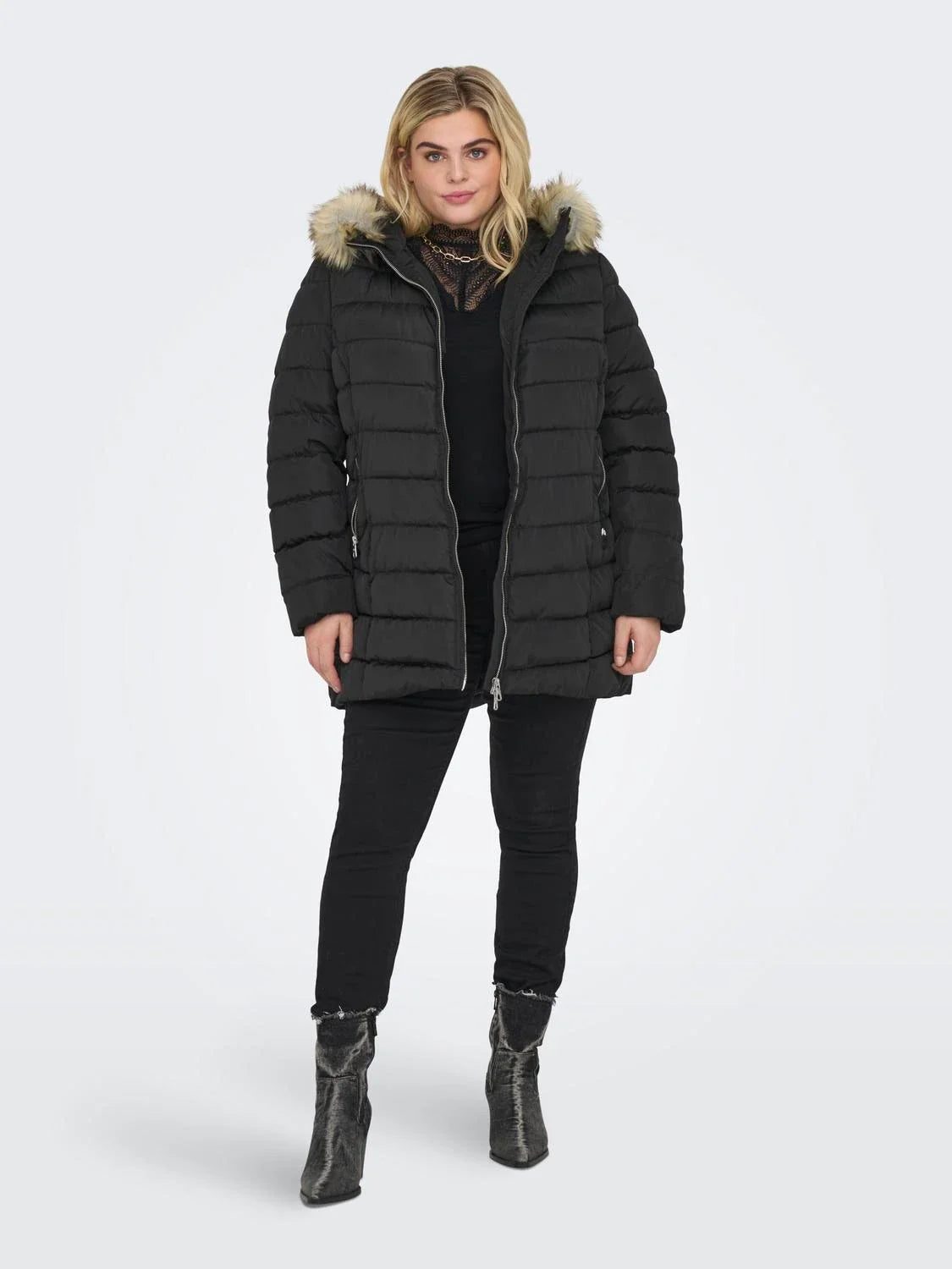 Only Carmakoma Wellan Coat in Black