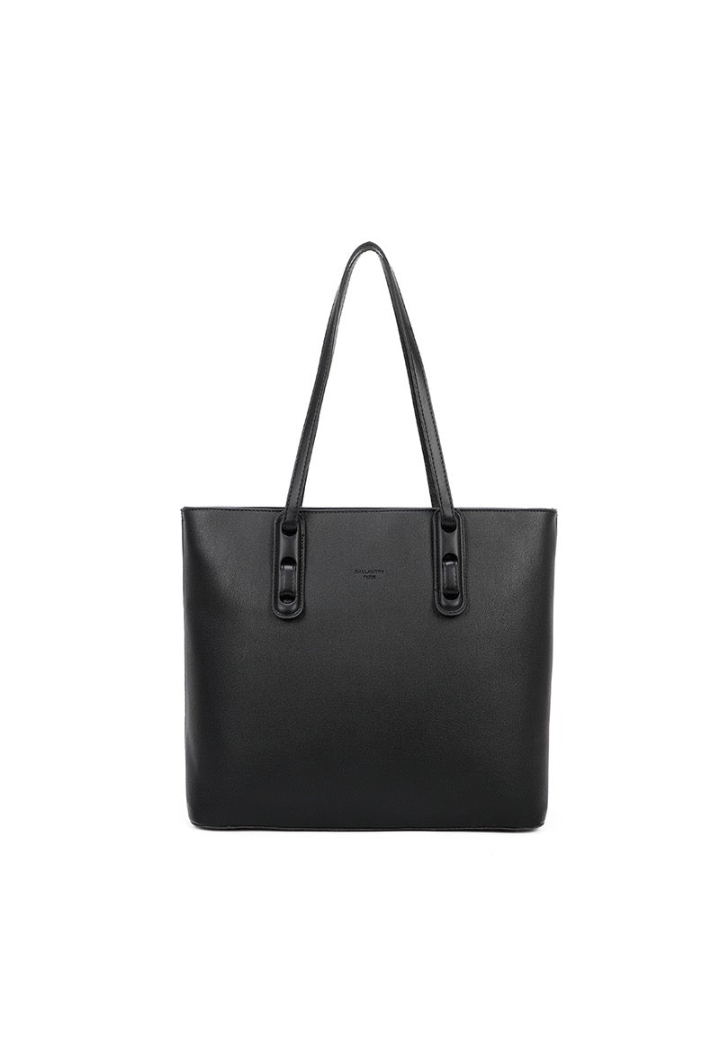 Black Tote Handbag - Wardrobe Plus