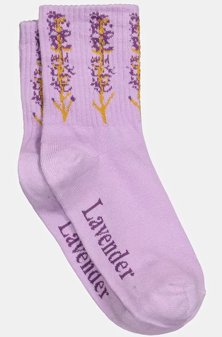 Ulla Popken Lavender Socks - Wardrobe Plus